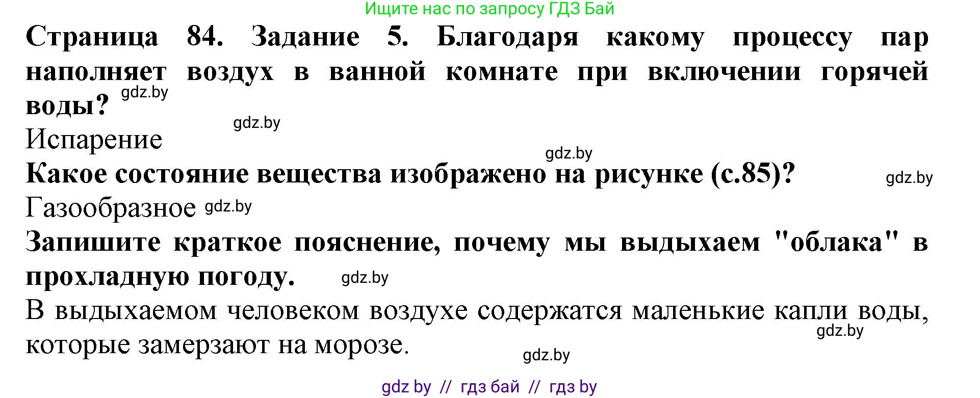 Человек и мир, 5 класс рабочая тетрадь, авторы: Лопух Пётр Степанович, Шкель Людмила Валерьевна, издательство Аверсэв, Минск, 2022, страница 84, номер 5, Решение