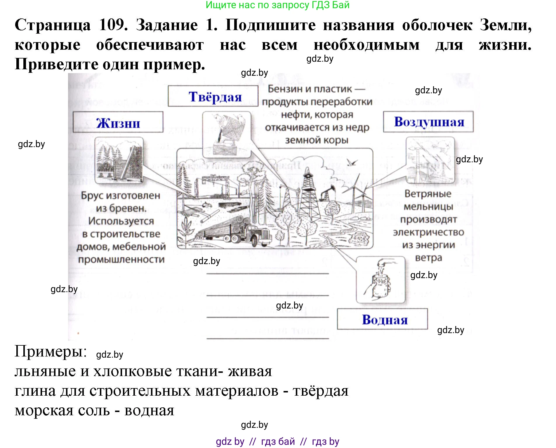 Человек и мир, 5 класс рабочая тетрадь, авторы: Лопух Пётр Степанович, Шкель Людмила Валерьевна, издательство Аверсэв, Минск, 2022, страница 109, номер 1, Решение