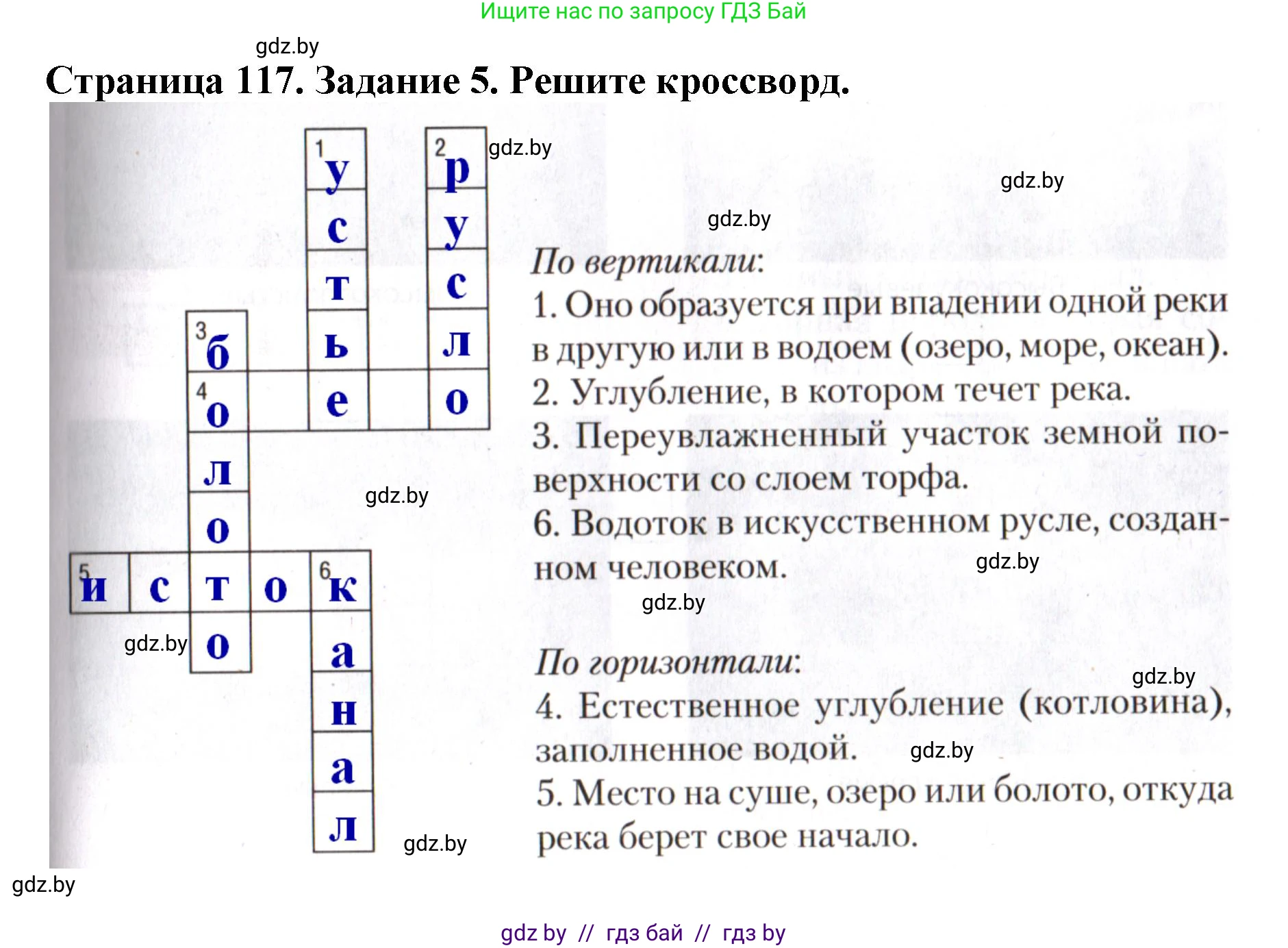Человек и мир, 5 класс рабочая тетрадь, авторы: Лопух Пётр Степанович, Шкель Людмила Валерьевна, издательство Аверсэв, Минск, 2022, страница 117, номер 5, Решение