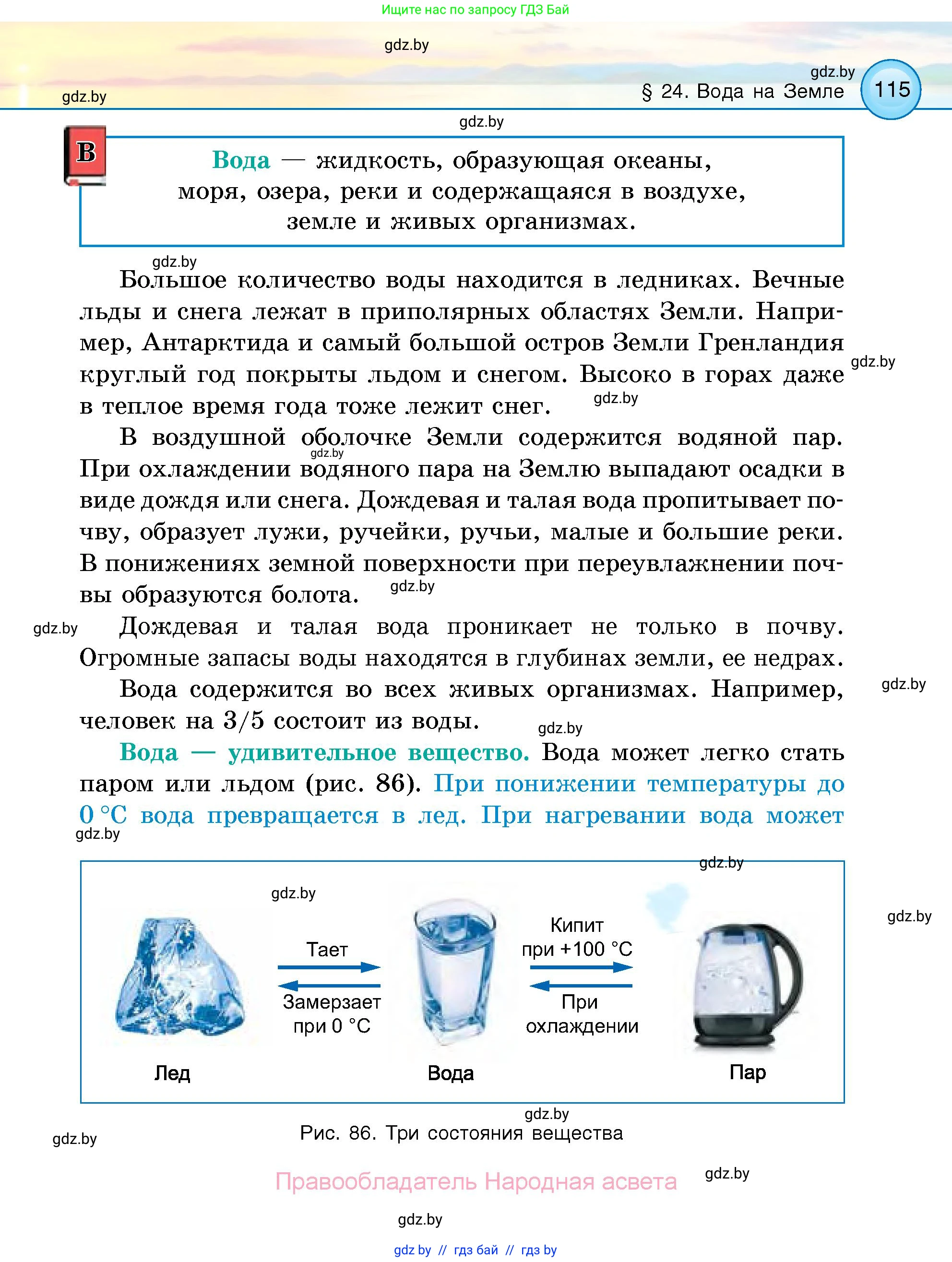 Человек и мир, 5 класс Учебник, авторы: Лопух Пётр Степанович, Сарычева Ольга Владимировна, Шкель Людмила Валерьевна, издательство Народная асвета, Минск, 2022, белого цвета, страница 115