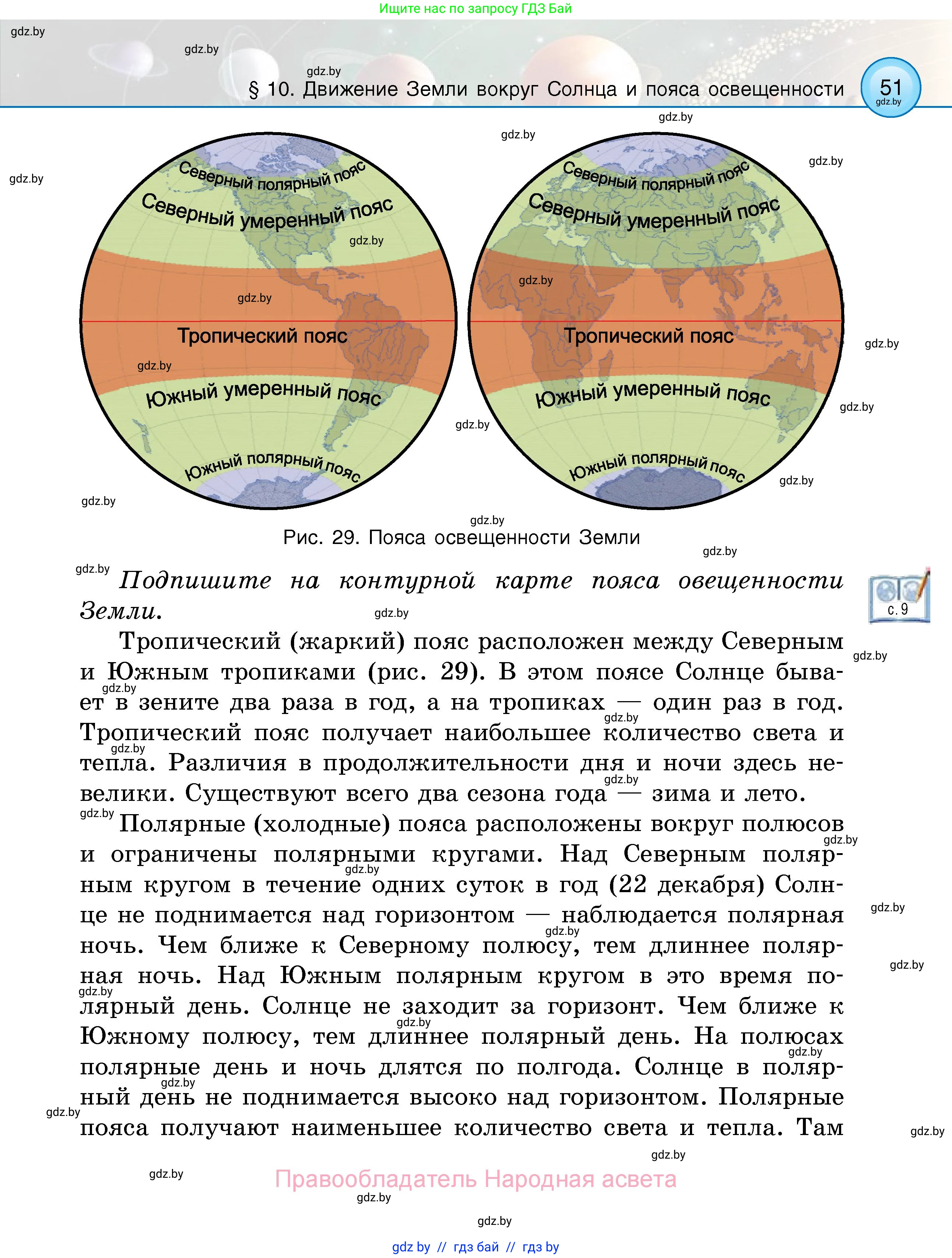 Человек и мир, 5 класс Учебник, авторы: Лопух Пётр Степанович, Сарычева Ольга Владимировна, Шкель Людмила Валерьевна, издательство Народная асвета, Минск, 2022, белого цвета, страница 51