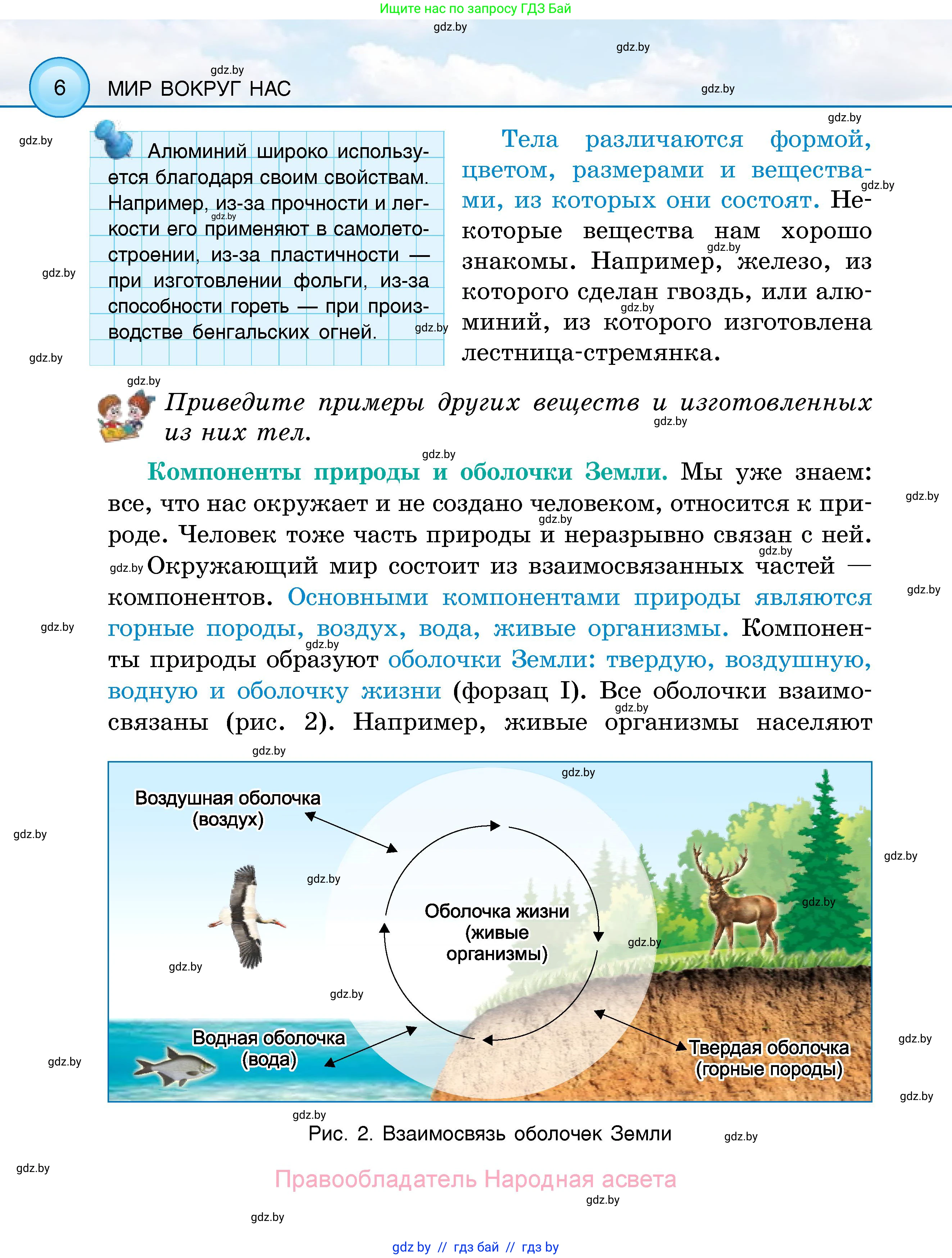 Человек и мир, 5 класс Учебник, авторы: Лопух Пётр Степанович, Сарычева Ольга Владимировна, Шкель Людмила Валерьевна, издательство Народная асвета, Минск, 2022, белого цвета, страница 6