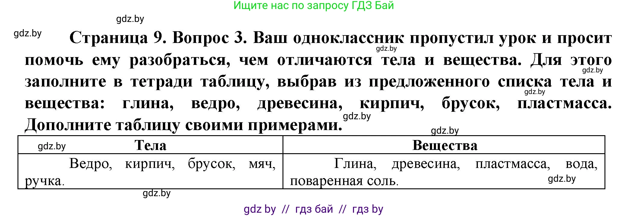 Человек и мир, 5 класс Учебник, авторы: Лопух Пётр Степанович, Сарычева Ольга Владимировна, Шкель Людмила Валерьевна, издательство Народная асвета, Минск, 2022, белого цвета, страница 9, номер 3, Решение