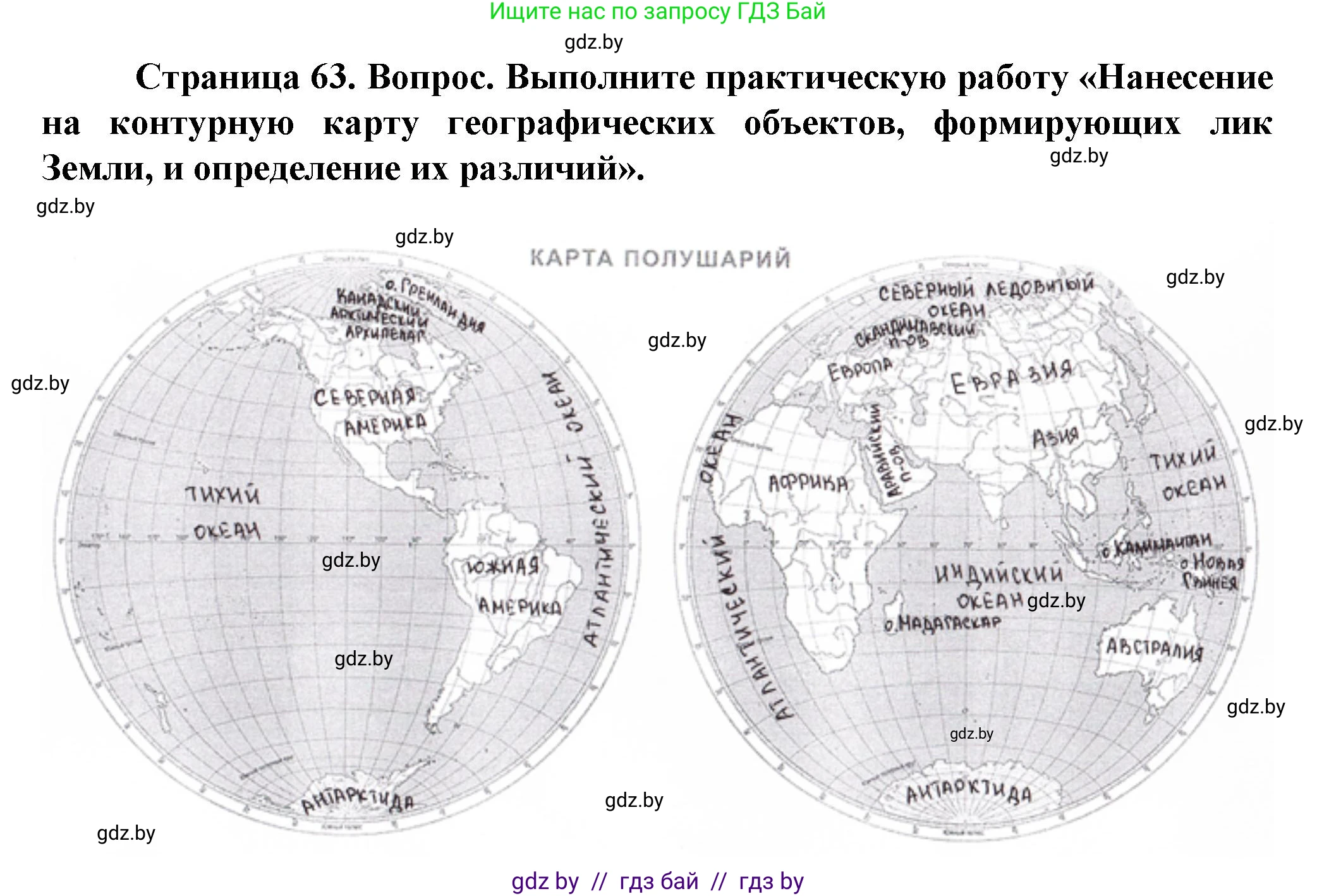 Человек и мир, 5 класс Учебник, авторы: Лопух Пётр Степанович, Сарычева Ольга Владимировна, Шкель Людмила Валерьевна, издательство Народная асвета, Минск, 2022, белого цвета, страница 63, Решение