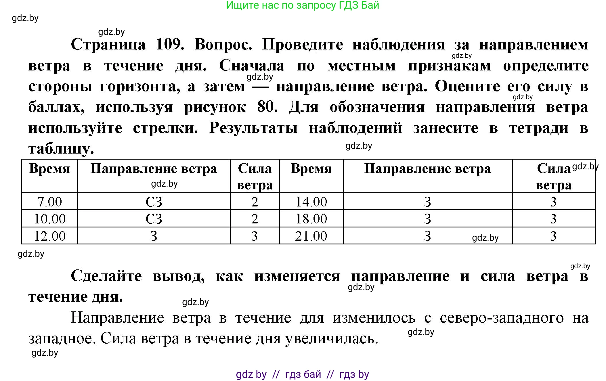 Человек и мир, 5 класс Учебник, авторы: Лопух Пётр Степанович, Сарычева Ольга Владимировна, Шкель Людмила Валерьевна, издательство Народная асвета, Минск, 2022, белого цвета, страница 109, Решение