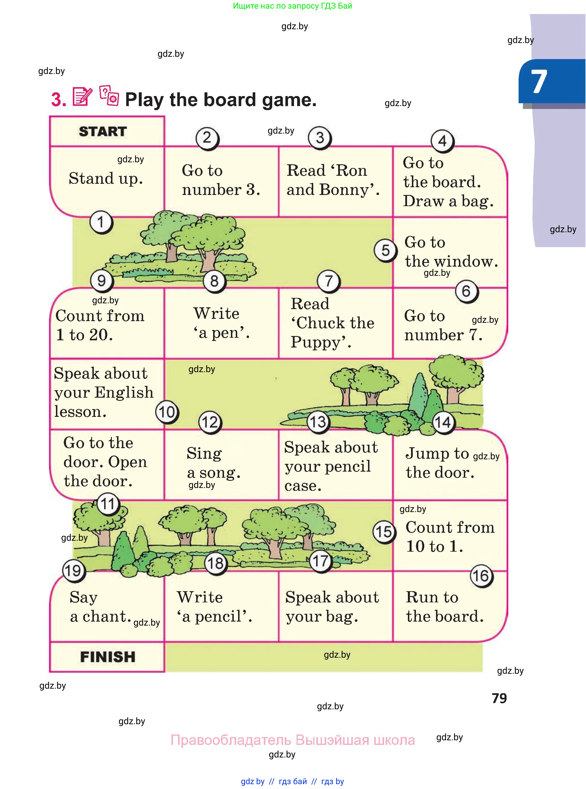 Английский язык (english), 3 класс Учебник, авторы: Лапицкая Людмила Михайловна (Lapitskaya Ludmila), Калишевич Алла Ивановна, Севрюкова Татьяна Юрьевна, Седунова Наталья Михайловна (Sedunova Natalia), издательство Вышэйшая школа, Минск, 2023, Часть 2, страница 79