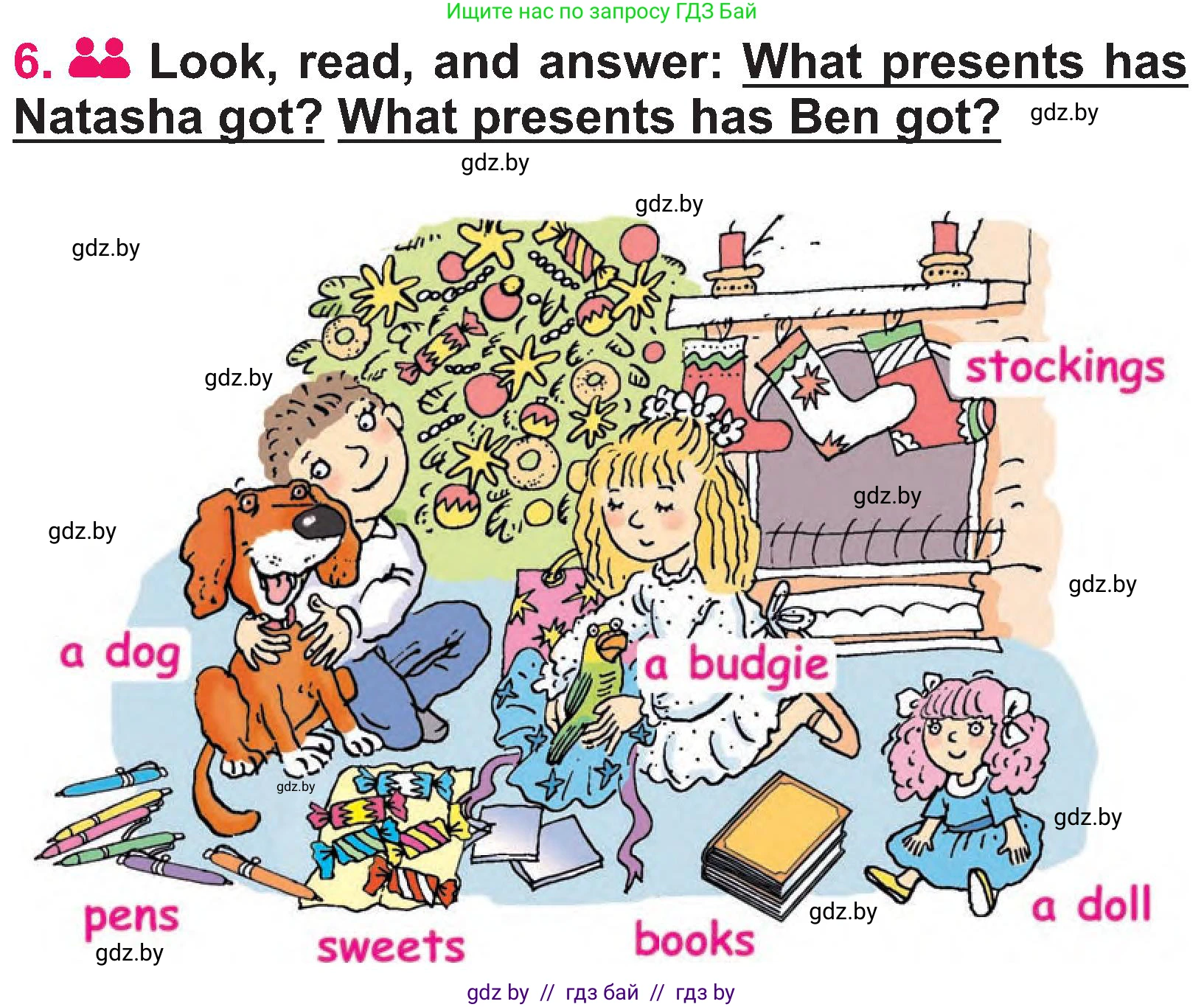 Английский язык (english), 3 класс Учебник, авторы: Лапицкая Людмила Михайловна (Lapitskaya Ludmila), Калишевич Алла Ивановна, Севрюкова Татьяна Юрьевна, Седунова Наталья Михайловна (Sedunova Natalia), издательство Вышэйшая школа, Минск, 2023, Часть 1, страница 133, номер 6, Условие