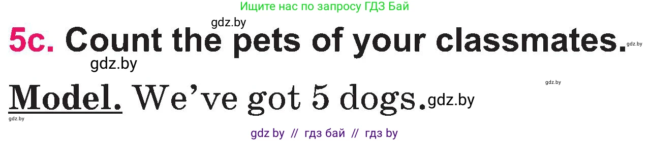 Английский язык (english), 3 класс Учебник, авторы: Лапицкая Людмила Михайловна (Lapitskaya Ludmila), Калишевич Алла Ивановна, Севрюкова Татьяна Юрьевна, Седунова Наталья Михайловна (Sedunova Natalia), издательство Вышэйшая школа, Минск, 2023, Часть 1, страница 107, номер 5, Условие (продолжение 2)