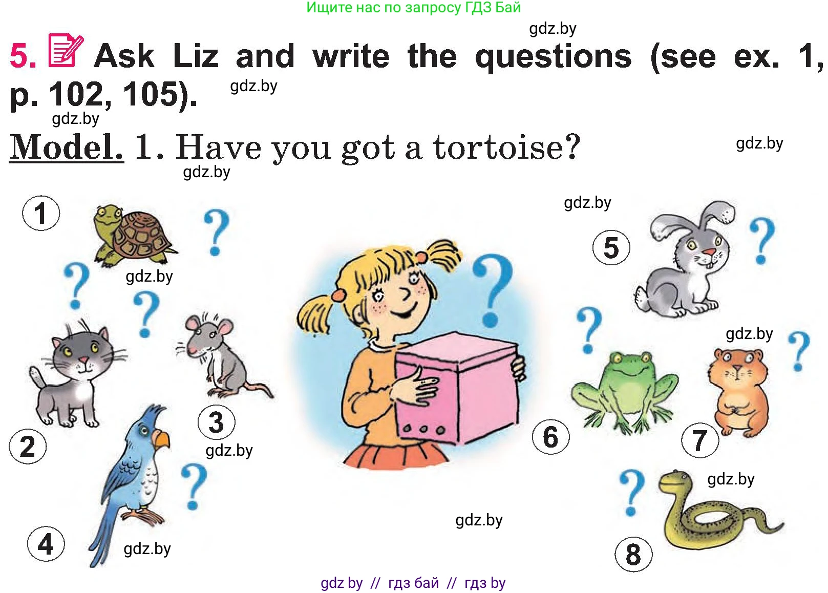 Английский язык (english), 3 класс Учебник, авторы: Лапицкая Людмила Михайловна (Lapitskaya Ludmila), Калишевич Алла Ивановна, Севрюкова Татьяна Юрьевна, Седунова Наталья Михайловна (Sedunova Natalia), издательство Вышэйшая школа, Минск, 2023, Часть 1, страница 111, номер 5, Условие