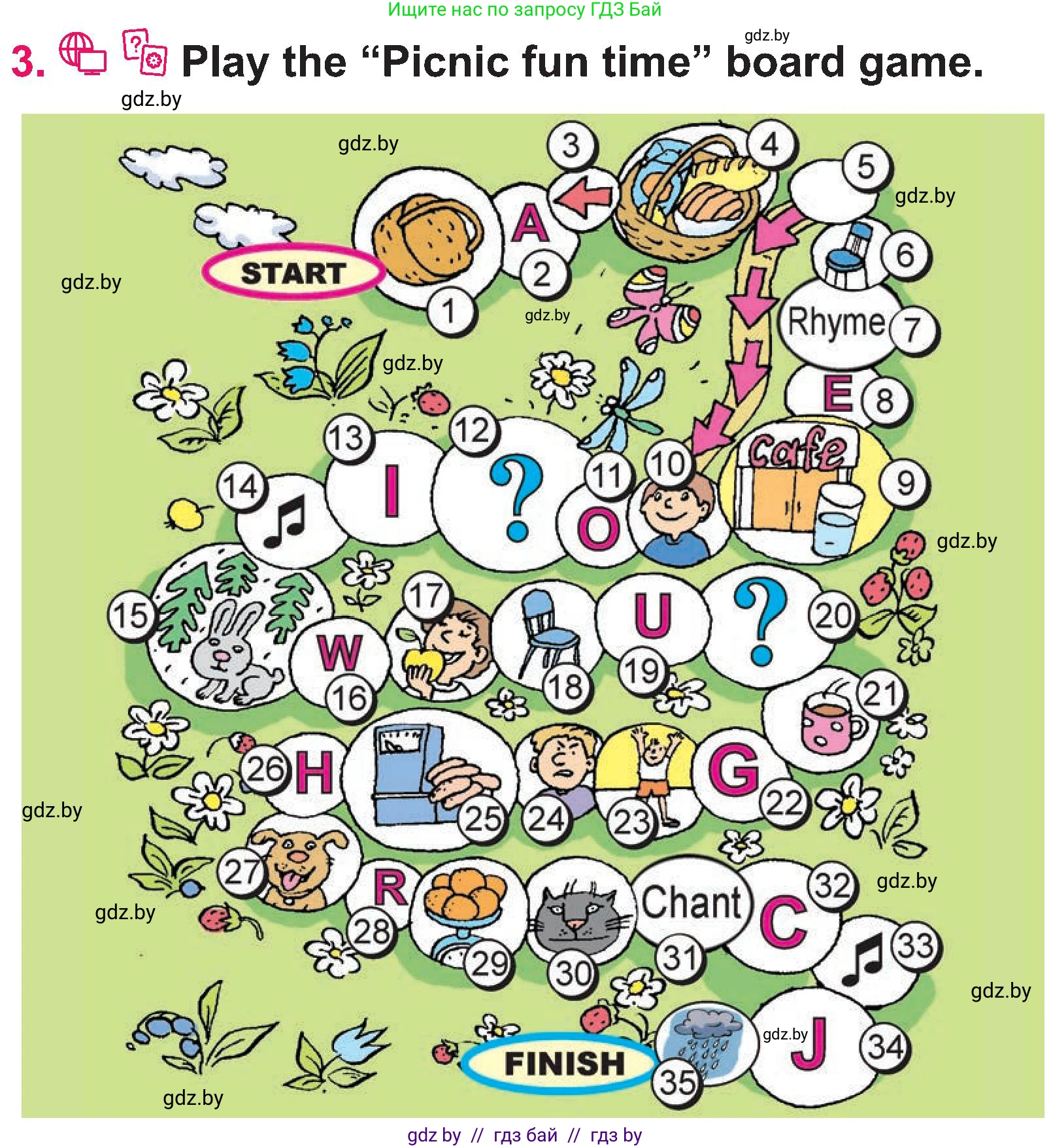 Английский язык (english), 3 класс Учебник, авторы: Лапицкая Людмила Михайловна (Lapitskaya Ludmila), Калишевич Алла Ивановна, Севрюкова Татьяна Юрьевна, Седунова Наталья Михайловна (Sedunova Natalia), издательство Вышэйшая школа, Минск, 2023, Часть 2, страница 28, номер 3, Условие