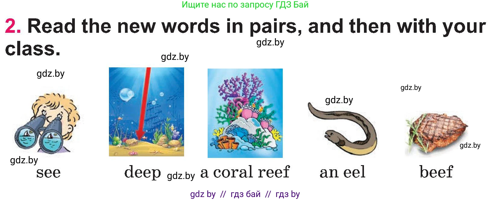 Английский язык (english), 3 класс Учебник, авторы: Лапицкая Людмила Михайловна (Lapitskaya Ludmila), Калишевич Алла Ивановна, Севрюкова Татьяна Юрьевна, Седунова Наталья Михайловна (Sedunova Natalia), издательство Вышэйшая школа, Минск, 2023, Часть 2, страница 16, номер 2, Условие