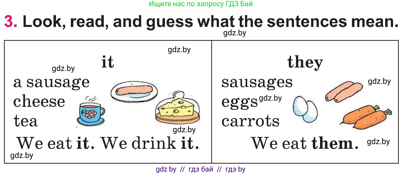 Английский язык (english), 3 класс Учебник, авторы: Лапицкая Людмила Михайловна (Lapitskaya Ludmila), Калишевич Алла Ивановна, Севрюкова Татьяна Юрьевна, Седунова Наталья Михайловна (Sedunova Natalia), издательство Вышэйшая школа, Минск, 2023, Часть 2, страница 26, номер 3, Условие