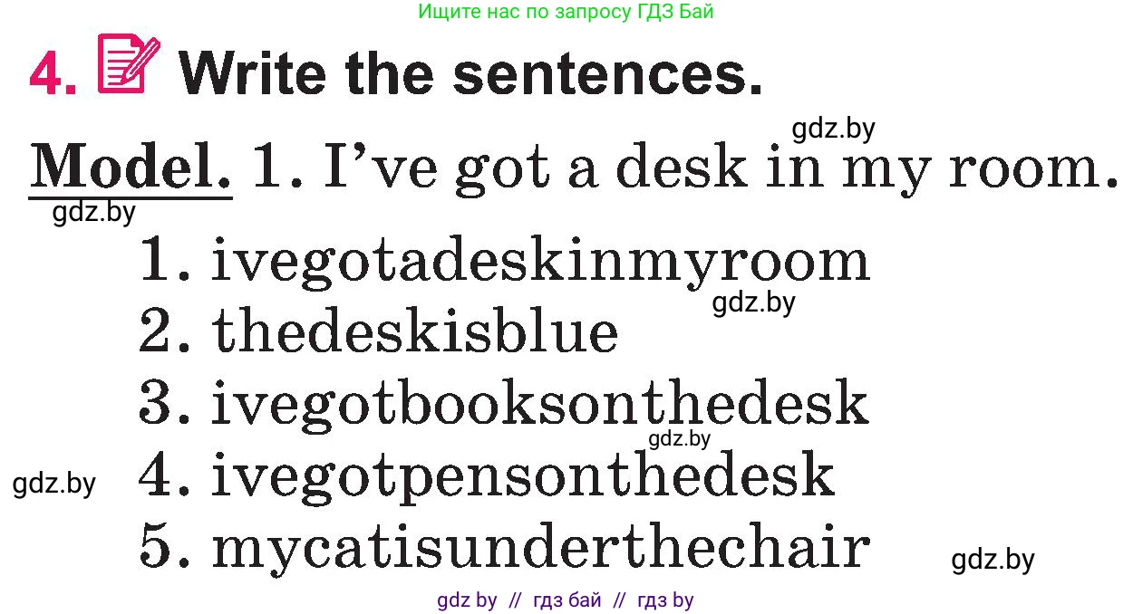 Английский язык (english), 3 класс Учебник, авторы: Лапицкая Людмила Михайловна (Lapitskaya Ludmila), Калишевич Алла Ивановна, Севрюкова Татьяна Юрьевна, Седунова Наталья Михайловна (Sedunova Natalia), издательство Вышэйшая школа, Минск, 2023, Часть 2, страница 46, номер 4, Условие