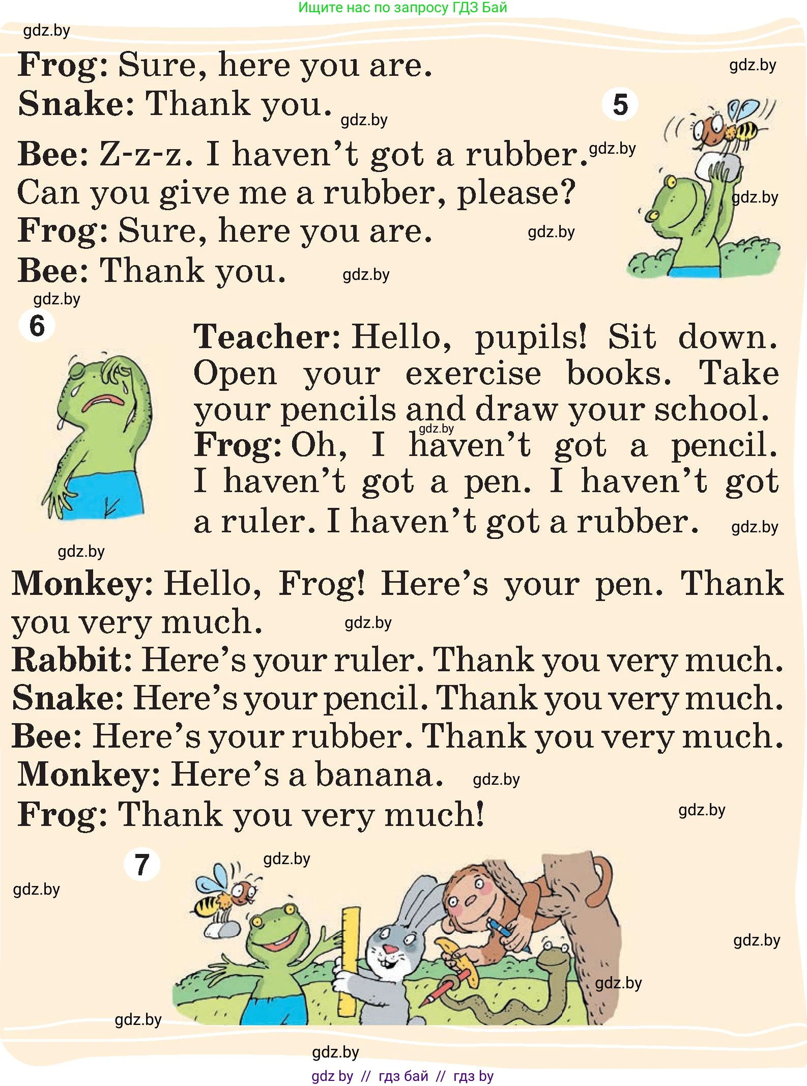 Английский язык (english), 3 класс Учебник, авторы: Лапицкая Людмила Михайловна (Lapitskaya Ludmila), Калишевич Алла Ивановна, Севрюкова Татьяна Юрьевна, Седунова Наталья Михайловна (Sedunova Natalia), издательство Вышэйшая школа, Минск, 2023, Часть 2, страница 82, номер 1, Условие (продолжение 2)