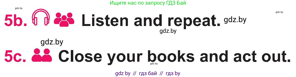 Английский язык (english), 3 класс Учебник, авторы: Лапицкая Людмила Михайловна (Lapitskaya Ludmila), Калишевич Алла Ивановна, Севрюкова Татьяна Юрьевна, Седунова Наталья Михайловна (Sedunova Natalia), издательство Вышэйшая школа, Минск, 2023, Часть 2, страница 75, номер 5, Условие (продолжение 2)