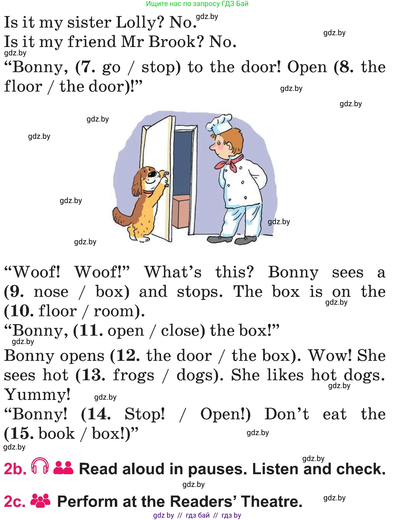 Английский язык (english), 3 класс Учебник, авторы: Лапицкая Людмила Михайловна (Lapitskaya Ludmila), Калишевич Алла Ивановна, Севрюкова Татьяна Юрьевна, Седунова Наталья Михайловна (Sedunova Natalia), издательство Вышэйшая школа, Минск, 2023, Часть 2, страница 77, номер 2, Условие (продолжение 2)