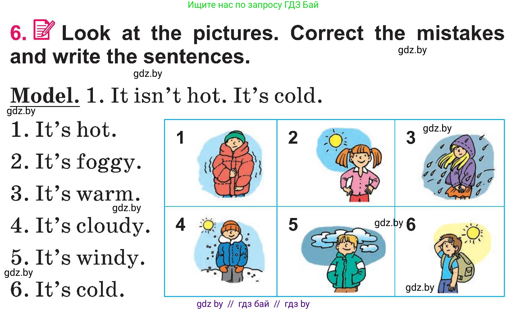 Английский язык (english), 3 класс Учебник, авторы: Лапицкая Людмила Михайловна (Lapitskaya Ludmila), Калишевич Алла Ивановна, Севрюкова Татьяна Юрьевна, Седунова Наталья Михайловна (Sedunova Natalia), издательство Вышэйшая школа, Минск, 2023, Часть 2, страница 90, номер 6, Условие