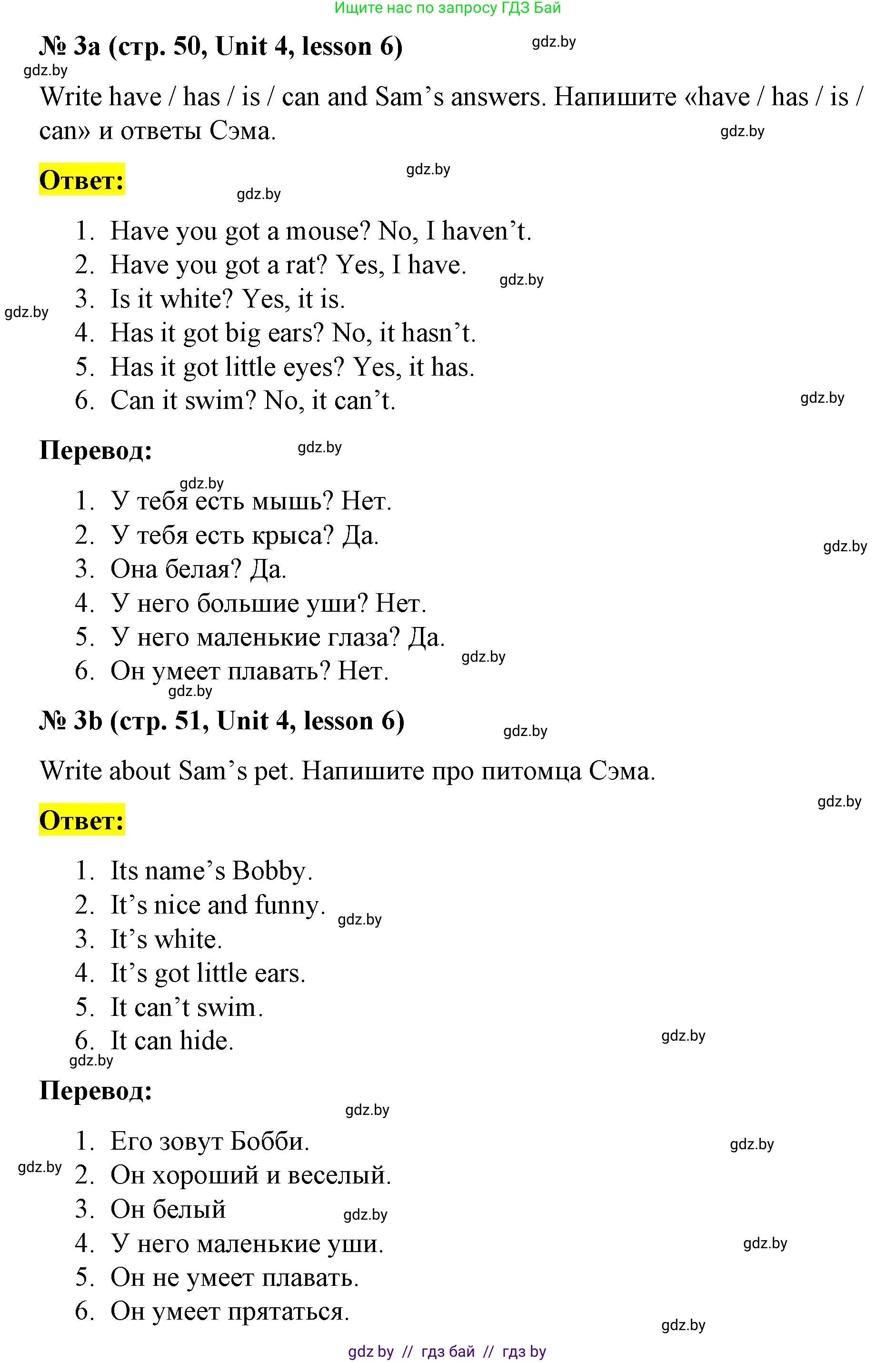 Английский язык (english), 3 класс практикум по грамматике (grammar), автор: Севрюкова Татьяна Юрьевна, издательство Аверсэв, Минск, 2023, салатового цвета, страница 50, номер 3, Решение