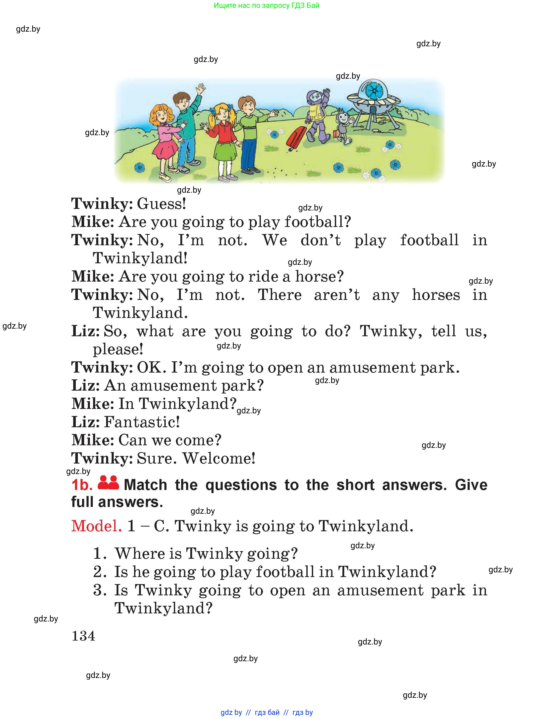 Английский язык (english), 4 класс Учебник (Student's book), авторы: Лапицкая Людмила Михайловна (Lapitskaya Ludmila), Седунова Наталья Михайловна (Sedunova Natalia), издательство Адукацыя i выхаванне, Минск, 2024, бирюзового цвета, страница 134