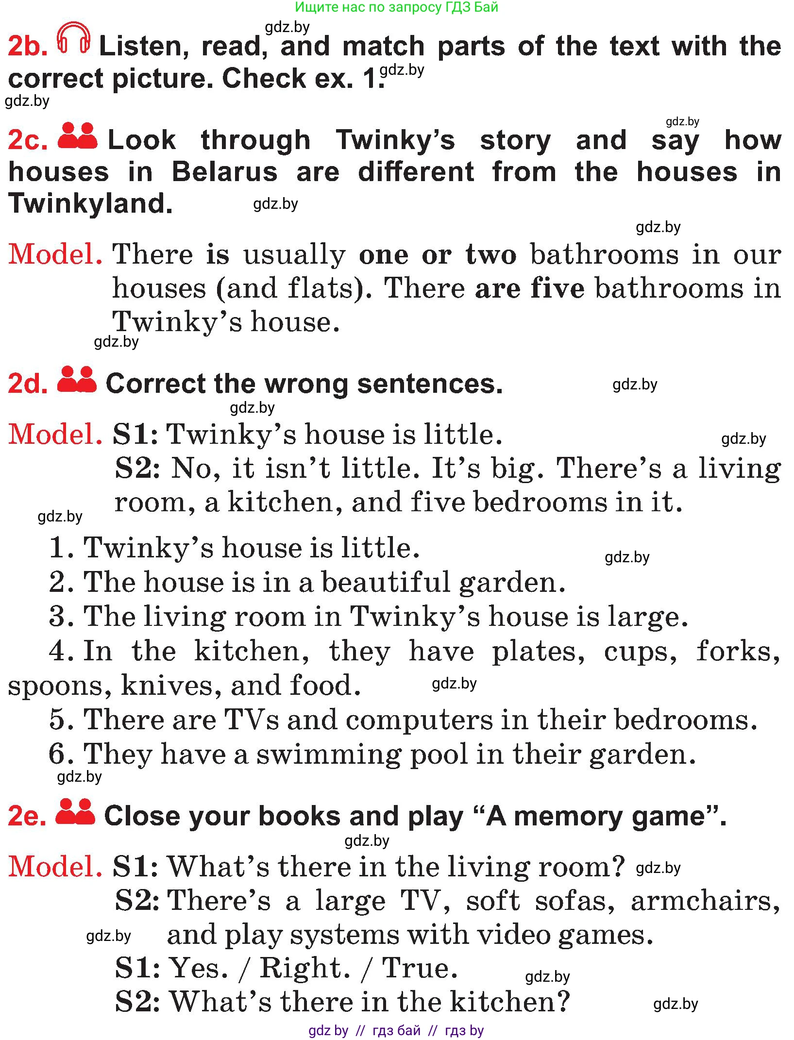 Английский язык (english), 4 класс Учебник (Student's book), авторы: Лапицкая Людмила Михайловна (Lapitskaya Ludmila), Седунова Наталья Михайловна (Sedunova Natalia), издательство Адукацыя i выхаванне, Минск, 2024, бирюзового цвета, Часть ( Part) 2, страница 39, номер 2, Условие (продолжение 2)