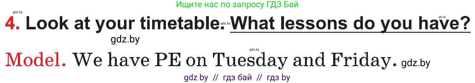 Английский язык (english), 4 класс Учебник (Student's book), авторы: Лапицкая Людмила Михайловна (Lapitskaya Ludmila), Седунова Наталья Михайловна (Sedunova Natalia), издательство Адукацыя i выхаванне, Минск, 2024, бирюзового цвета, Часть ( Part) 2, страница 80, номер 4, Условие