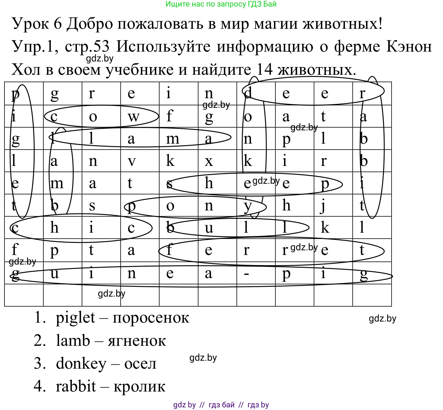 Английский язык (english), 5 класс практикум (activity book ), авторы: Демченко Наталья Валентиновна, Севрюкова Татьяна Юрьевна, Наумова Елена Георгиевна, Лапицкая Людмила Михайловна (Lapitskaya Ludmila), Юхнель Наталья Валентиновна, издательство Аверсэв, Минск, 2019, зелёного цвета, Часть 2, страница 53, номер 1, Решение 2