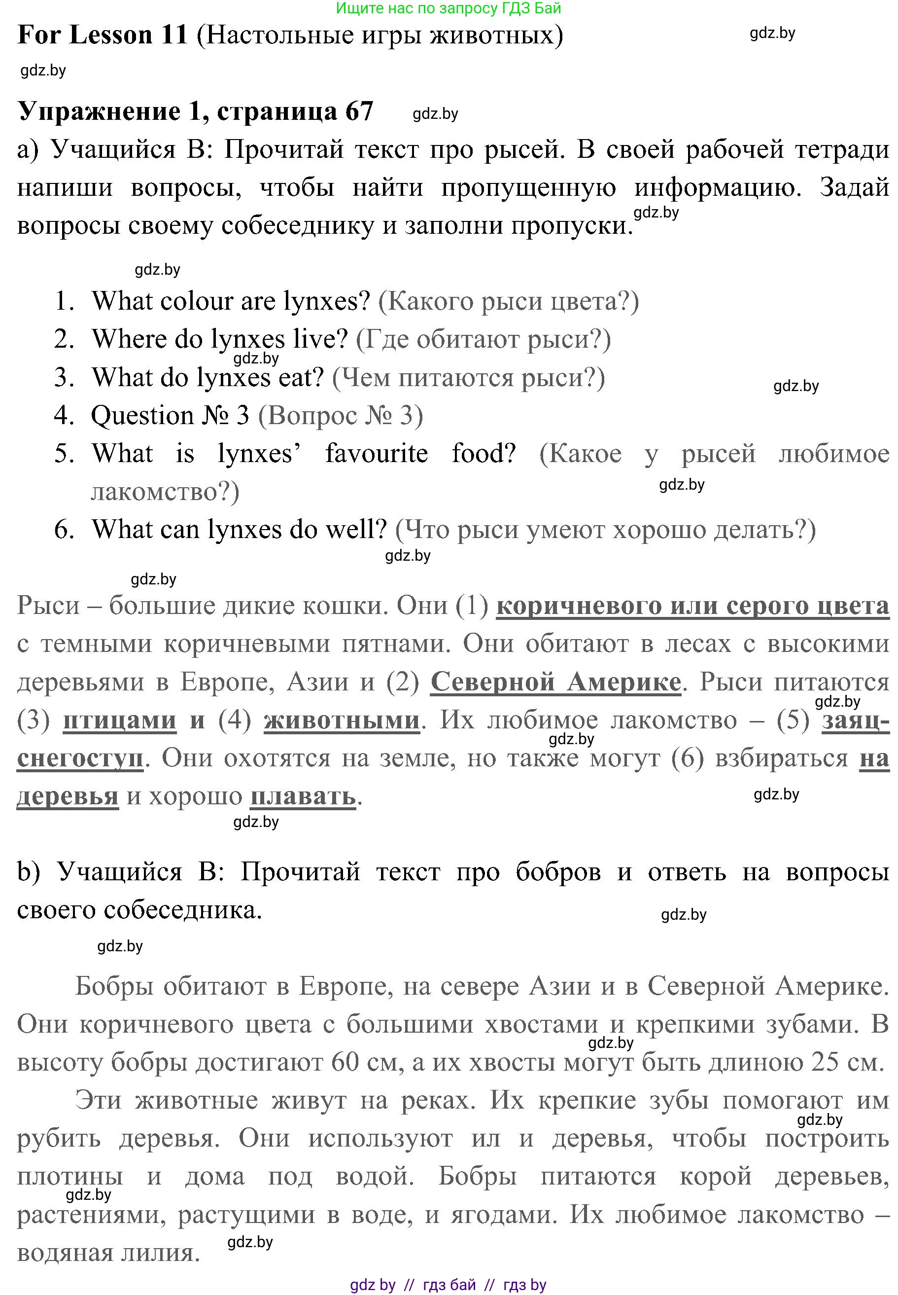 Английский язык (english), 5 класс практикум (activity book ), авторы: Демченко Наталья Валентиновна, Севрюкова Татьяна Юрьевна, Наумова Елена Георгиевна, Лапицкая Людмила Михайловна (Lapitskaya Ludmila), Юхнель Наталья Валентиновна, издательство Аверсэв, Минск, 2019, зелёного цвета, Часть 2, страница 67, Решение 1