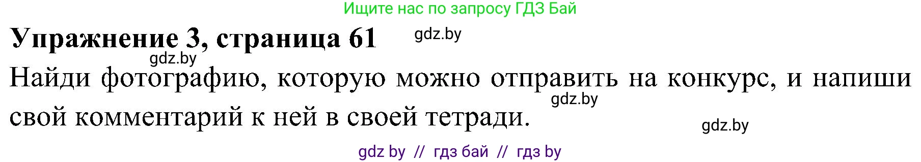 Английский язык (english), 5 класс практикум (activity book ), авторы: Демченко Наталья Валентиновна, Севрюкова Татьяна Юрьевна, Наумова Елена Георгиевна, Лапицкая Людмила Михайловна (Lapitskaya Ludmila), Юхнель Наталья Валентиновна, издательство Аверсэв, Минск, 2019, зелёного цвета, Часть 2, страница 61, номер 3, Решение 1