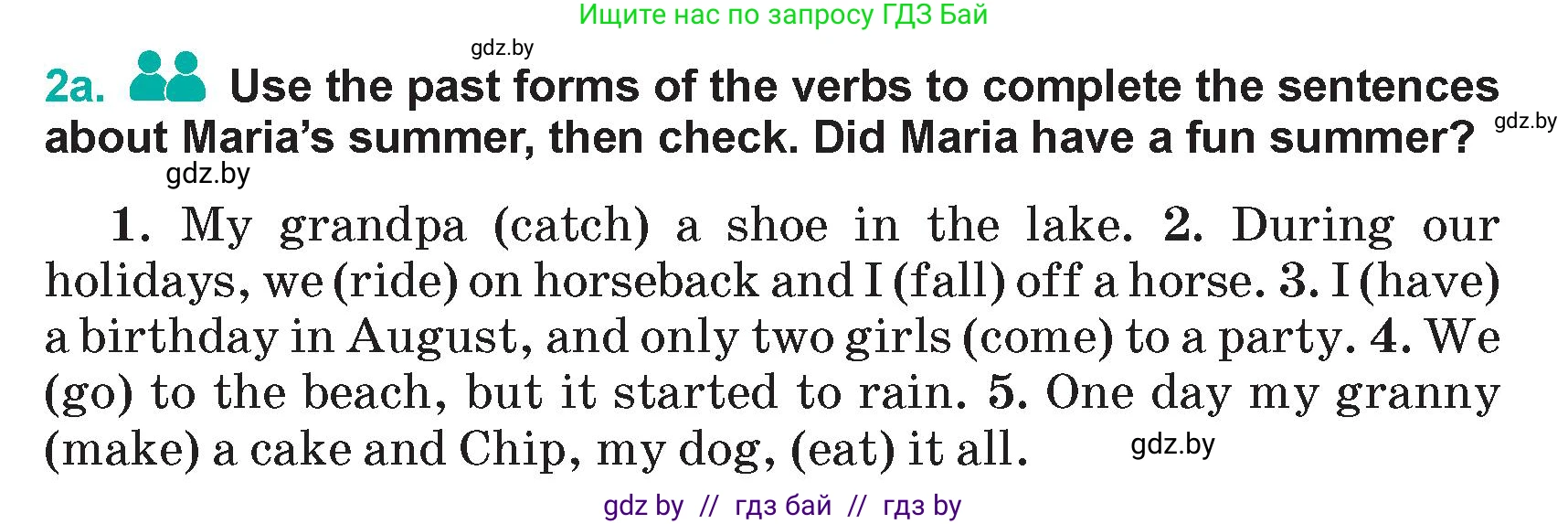 Английский язык (english), 5 класс Учебник (Student's book), авторы: Демченко Наталья Валентиновна, Лапицкая Людмила Михайловна (Lapitskaya Ludmila), Юхнель Наталья Валентиновна, Романчук Вероника Романовна, издательство Адукацыя i выхаванне, Минск, 2025, Часть 1, страница 30, номер 2, Условие