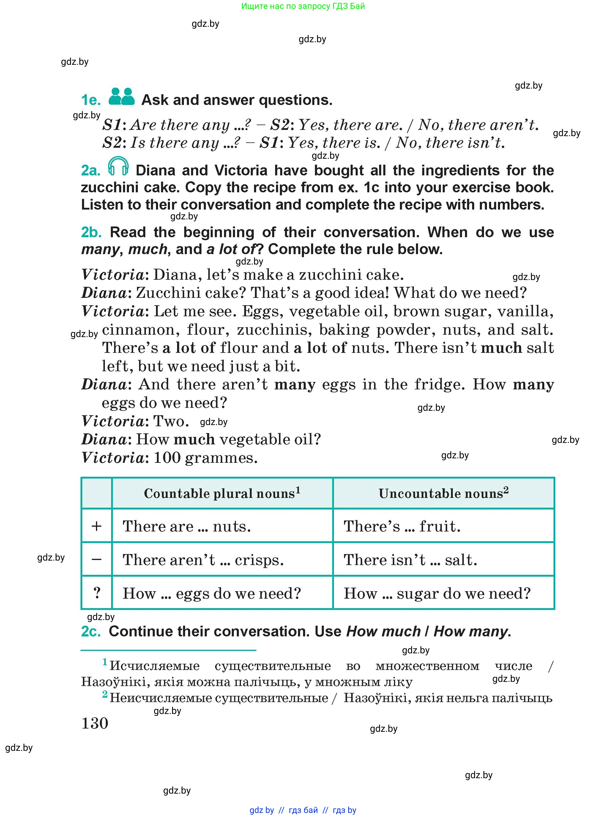 Английский язык (english), 5 класс Учебник (Student's book), авторы: Демченко Наталья Валентиновна, Лапицкая Людмила Михайловна (Lapitskaya Ludmila), Юхнель Наталья Валентиновна, Романчук Вероника Романовна, издательство Адукацыя i выхаванне, Минск, 2025, Часть 1, страница 130