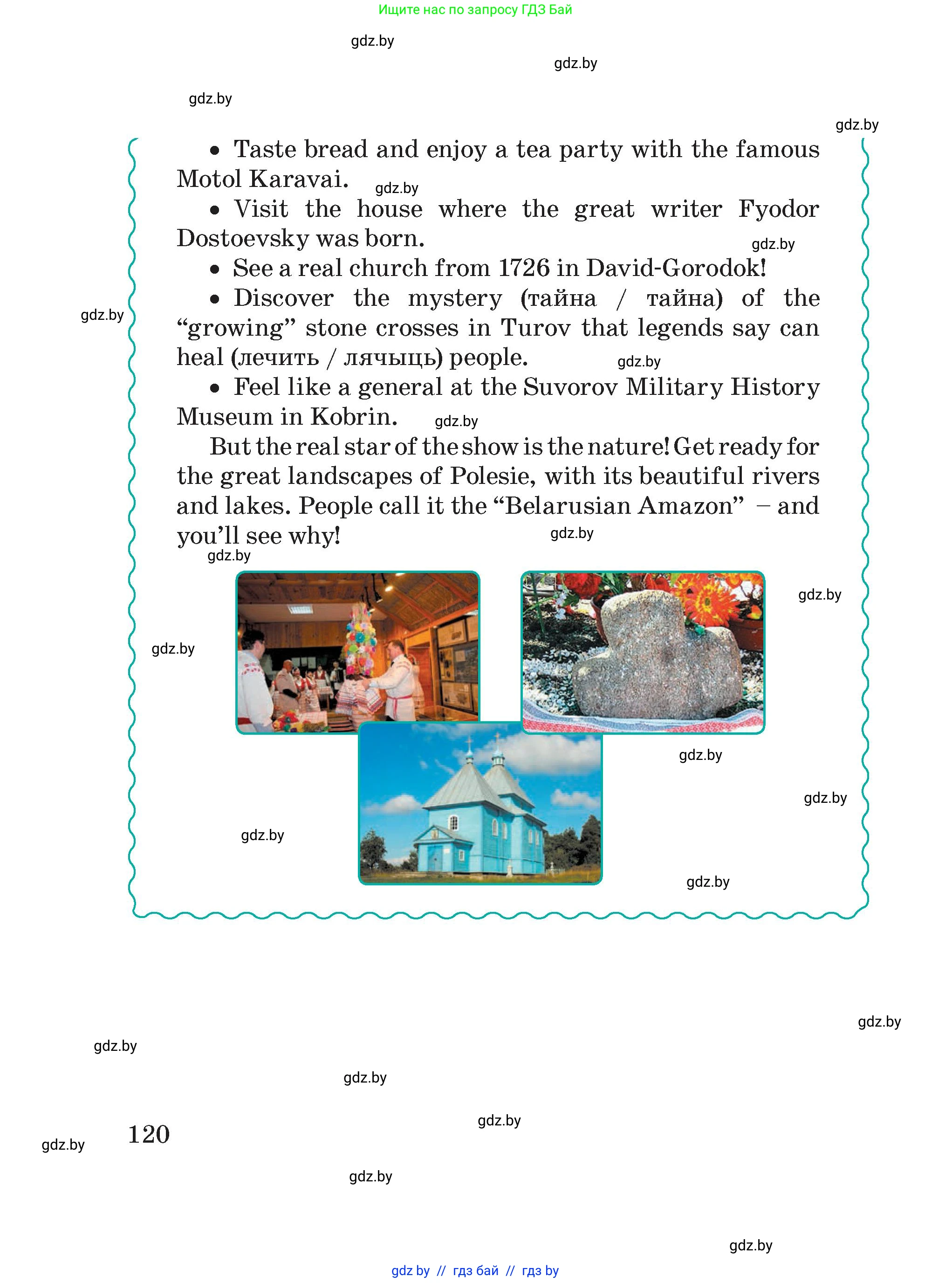 Английский язык (english), 5 класс Учебник (Student's book), авторы: Демченко Наталья Валентиновна, Лапицкая Людмила Михайловна (Lapitskaya Ludmila), Юхнель Наталья Валентиновна, Романчук Вероника Романовна, издательство Адукацыя i выхаванне, Минск, 2025, страница 120