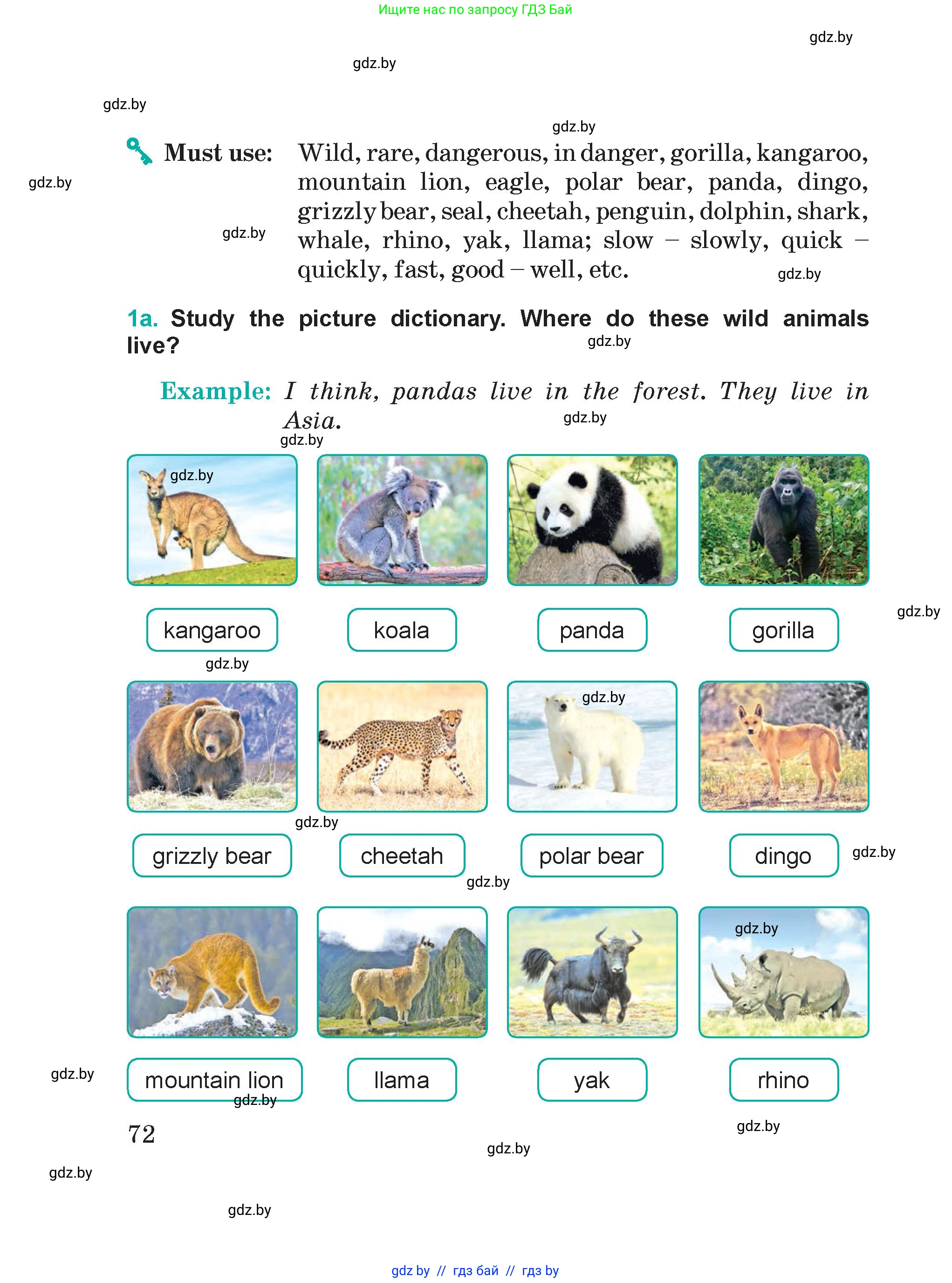 Английский язык (english), 5 класс Учебник (Student's book), авторы: Демченко Наталья Валентиновна, Лапицкая Людмила Михайловна (Lapitskaya Ludmila), Юхнель Наталья Валентиновна, Романчук Вероника Романовна, издательство Адукацыя i выхаванне, Минск, 2025, страница 72