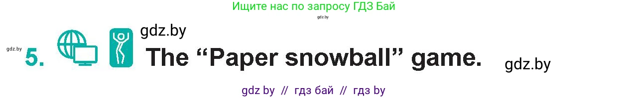 Английский язык (english), 5 класс Учебник (Student's book), авторы: Демченко Наталья Валентиновна, Лапицкая Людмила Михайловна (Lapitskaya Ludmila), Юхнель Наталья Валентиновна, Романчук Вероника Романовна, издательство Адукацыя i выхаванне, Минск, 2025, Часть 1, страница 71, номер 5, Условие