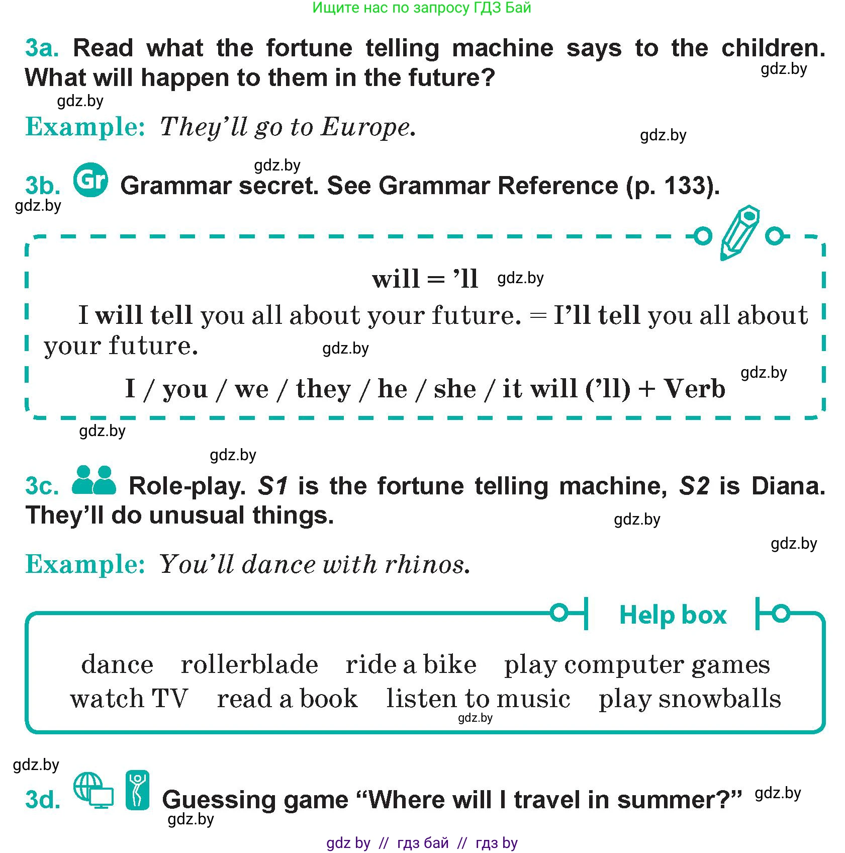 Английский язык (english), 5 класс Учебник (Student's book), авторы: Демченко Наталья Валентиновна, Лапицкая Людмила Михайловна (Lapitskaya Ludmila), Юхнель Наталья Валентиновна, Романчук Вероника Романовна, издательство Адукацыя i выхаванне, Минск, 2025, Часть 2, страница 99, номер 3, Условие