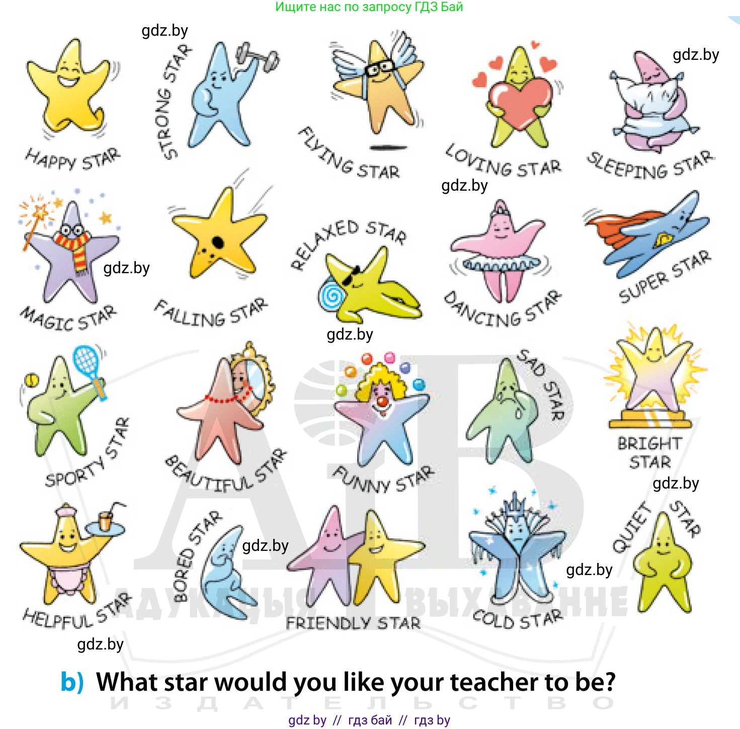 Английский язык (english), 5 класс Учебник, авторы: Демченко Наталья Валентиновна, Севрюкова Татьяна Юрьевна, Наумова Елена Георгиевна, Юхнель Наталья Валентиновна, Лапицкая Людмила Михайловна (Lapitskaya Ludmila), издательство Адукацыя i выхаванне, Минск, 2017, Часть ( Part) 1, страница 54, номер 1, Условие (продолжение 2)