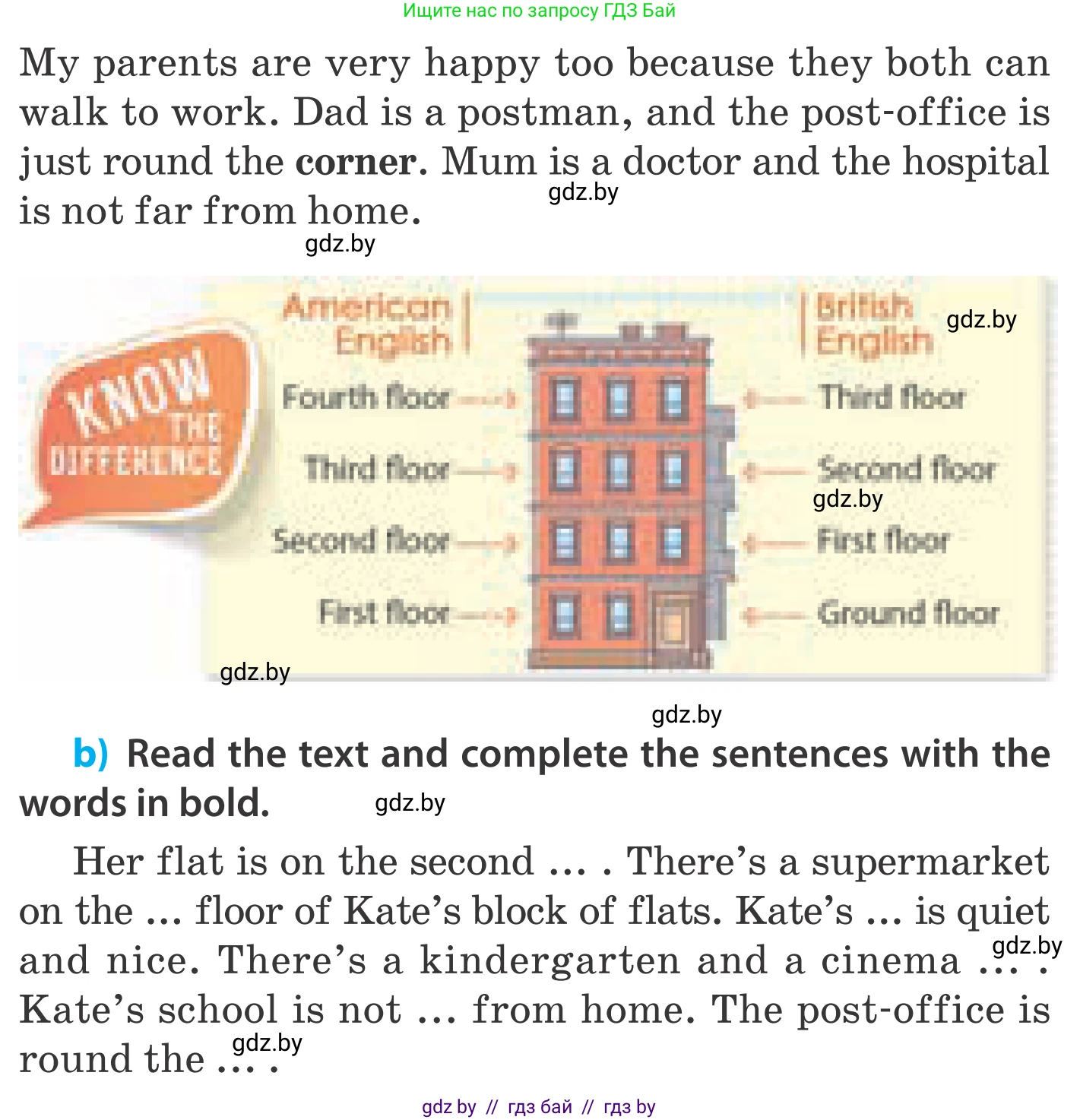 Английский язык (english), 5 класс Учебник, авторы: Демченко Наталья Валентиновна, Севрюкова Татьяна Юрьевна, Наумова Елена Георгиевна, Юхнель Наталья Валентиновна, Лапицкая Людмила Михайловна (Lapitskaya Ludmila), издательство Адукацыя i выхаванне, Минск, 2017, Часть ( Part) 2, страница 21, номер 3, Условие (продолжение 2)