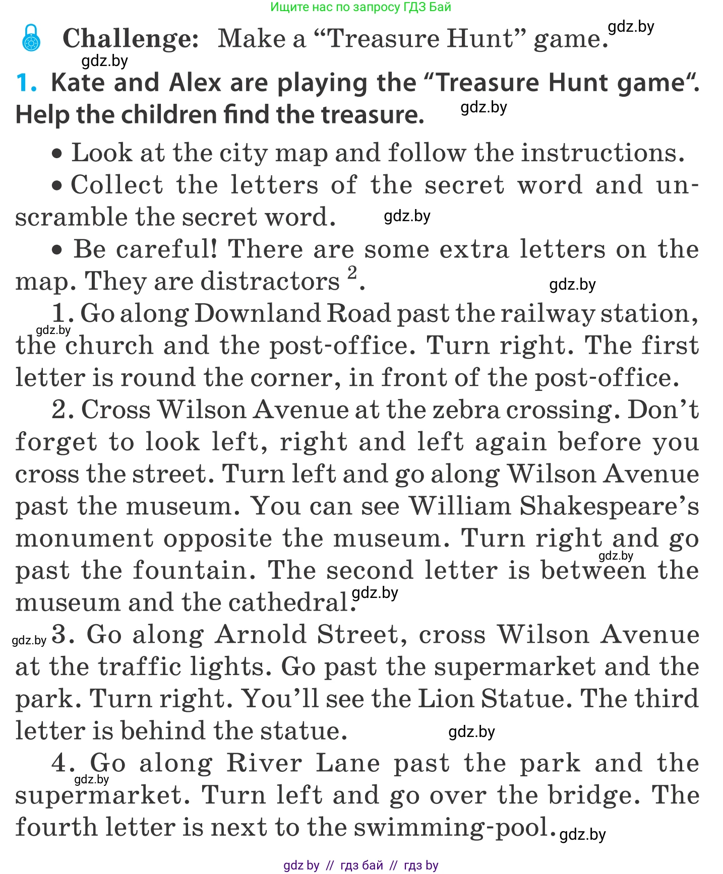 Английский язык (english), 5 класс Учебник, авторы: Демченко Наталья Валентиновна, Севрюкова Татьяна Юрьевна, Наумова Елена Георгиевна, Юхнель Наталья Валентиновна, Лапицкая Людмила Михайловна (Lapitskaya Ludmila), издательство Адукацыя i выхаванне, Минск, 2017, Часть ( Part) 2, страница 36, номер 1, Условие