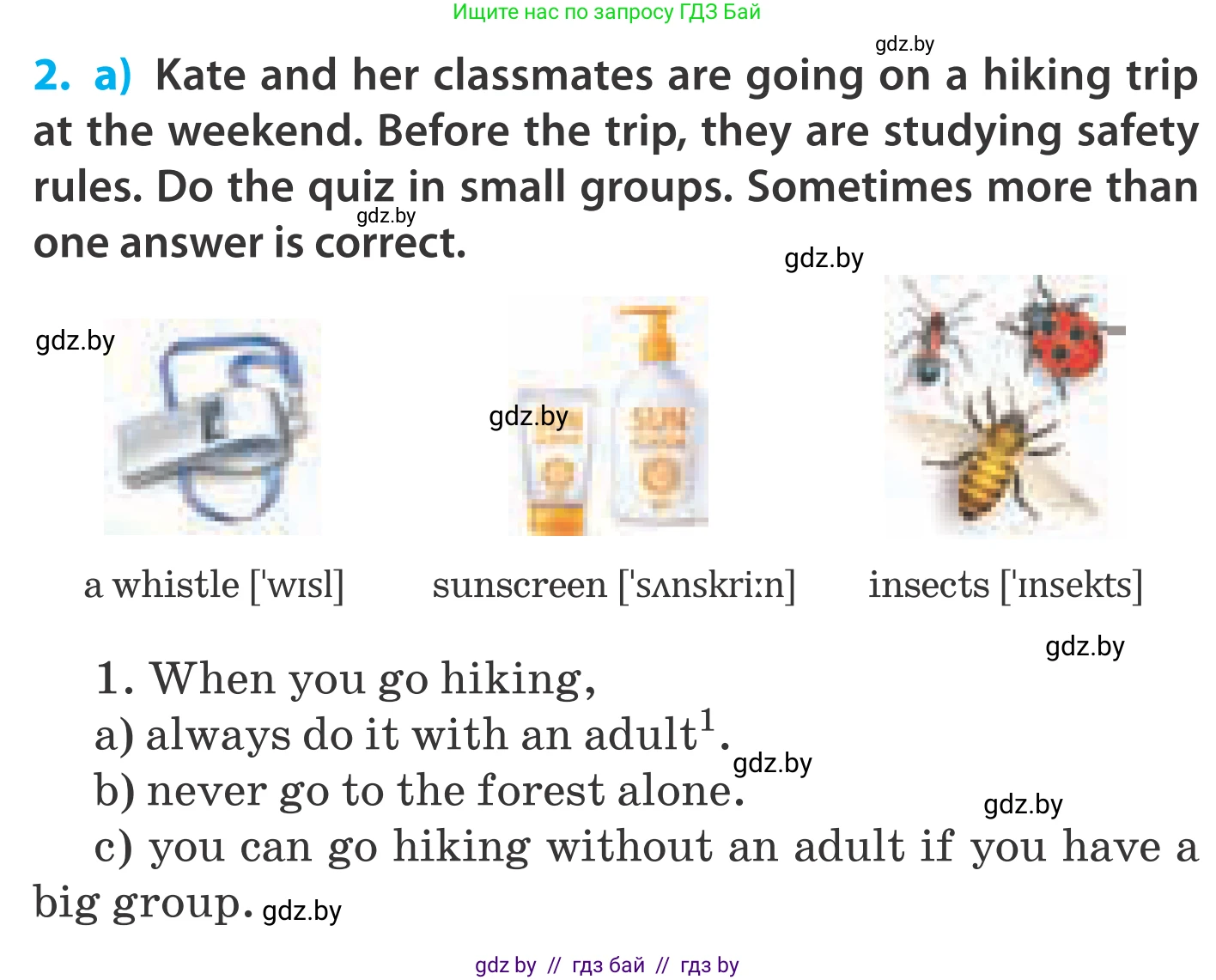 Английский язык (english), 5 класс Учебник, авторы: Демченко Наталья Валентиновна, Севрюкова Татьяна Юрьевна, Наумова Елена Георгиевна, Юхнель Наталья Валентиновна, Лапицкая Людмила Михайловна (Lapitskaya Ludmila), издательство Адукацыя i выхаванне, Минск, 2017, Часть ( Part) 2, страница 46, номер 2, Условие