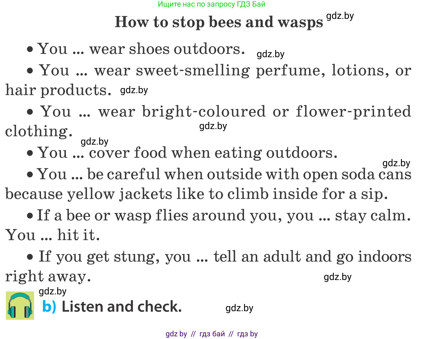 Английский язык (english), 5 класс Учебник, авторы: Демченко Наталья Валентиновна, Севрюкова Татьяна Юрьевна, Наумова Елена Георгиевна, Юхнель Наталья Валентиновна, Лапицкая Людмила Михайловна (Lapitskaya Ludmila), издательство Адукацыя i выхаванне, Минск, 2017, Часть ( Part) 2, страница 48, номер 4, Условие (продолжение 2)