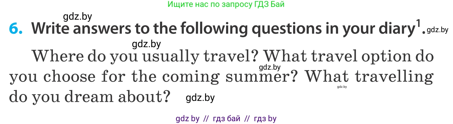 Английский язык (english), 5 класс Учебник, авторы: Демченко Наталья Валентиновна, Севрюкова Татьяна Юрьевна, Наумова Елена Георгиевна, Юхнель Наталья Валентиновна, Лапицкая Людмила Михайловна (Lapitskaya Ludmila), издательство Адукацыя i выхаванне, Минск, 2017, Часть ( Part) 2, страница 104, номер 6, Условие
