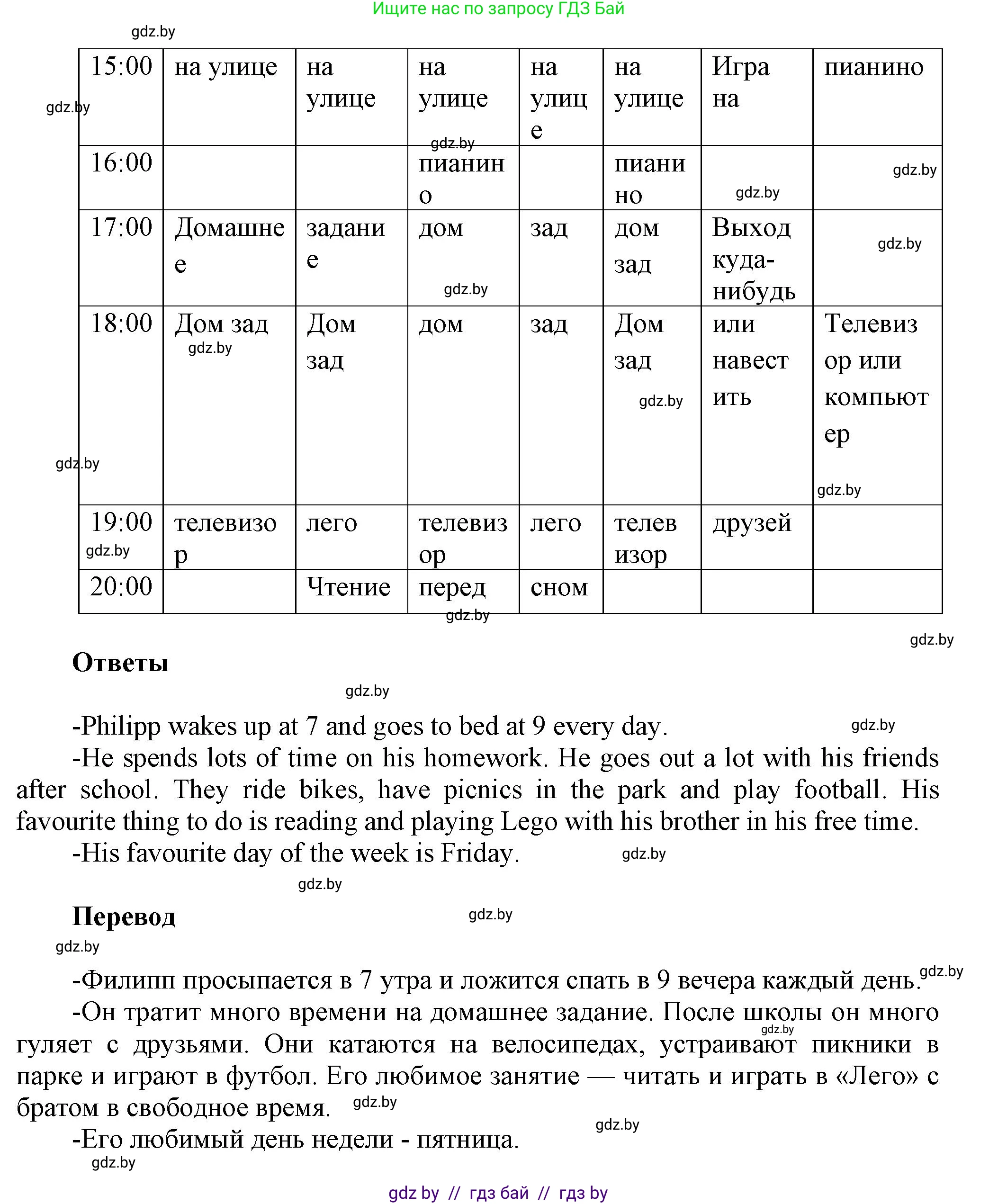 Английский язык (english), 5 класс Учебник, авторы: Демченко Наталья Валентиновна, Севрюкова Татьяна Юрьевна, Наумова Елена Георгиевна, Юхнель Наталья Валентиновна, Лапицкая Людмила Михайловна (Lapitskaya Ludmila), издательство Адукацыя i выхаванне, Минск, 2017, Часть ( Part) 1, страница 33, номер 2, Решение 1 (продолжение 2)