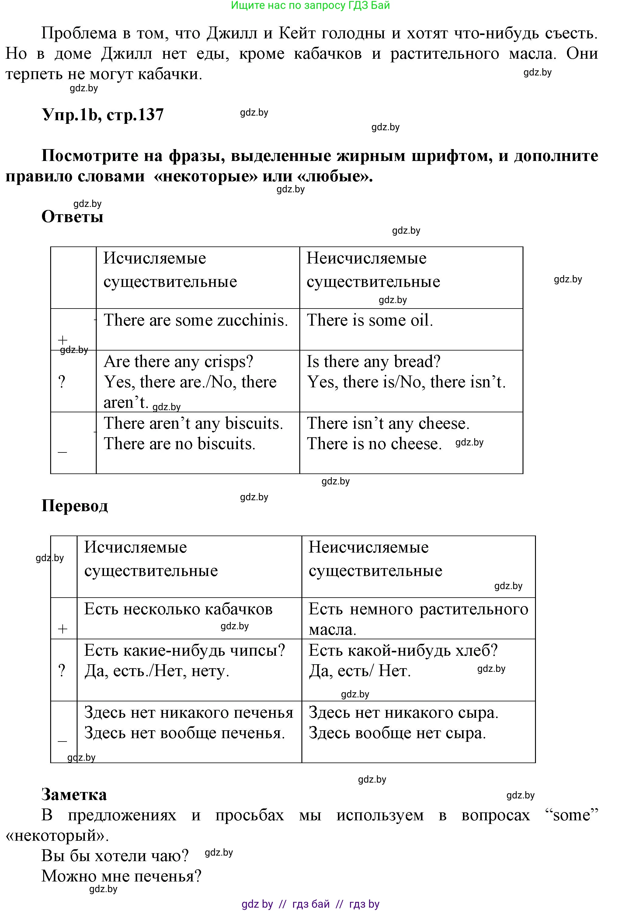 Английский язык (english), 5 класс Учебник, авторы: Демченко Наталья Валентиновна, Севрюкова Татьяна Юрьевна, Наумова Елена Георгиевна, Юхнель Наталья Валентиновна, Лапицкая Людмила Михайловна (Lapitskaya Ludmila), издательство Адукацыя i выхаванне, Минск, 2017, Часть ( Part) 1, страница 136, номер 1, Решение 1 (продолжение 2)