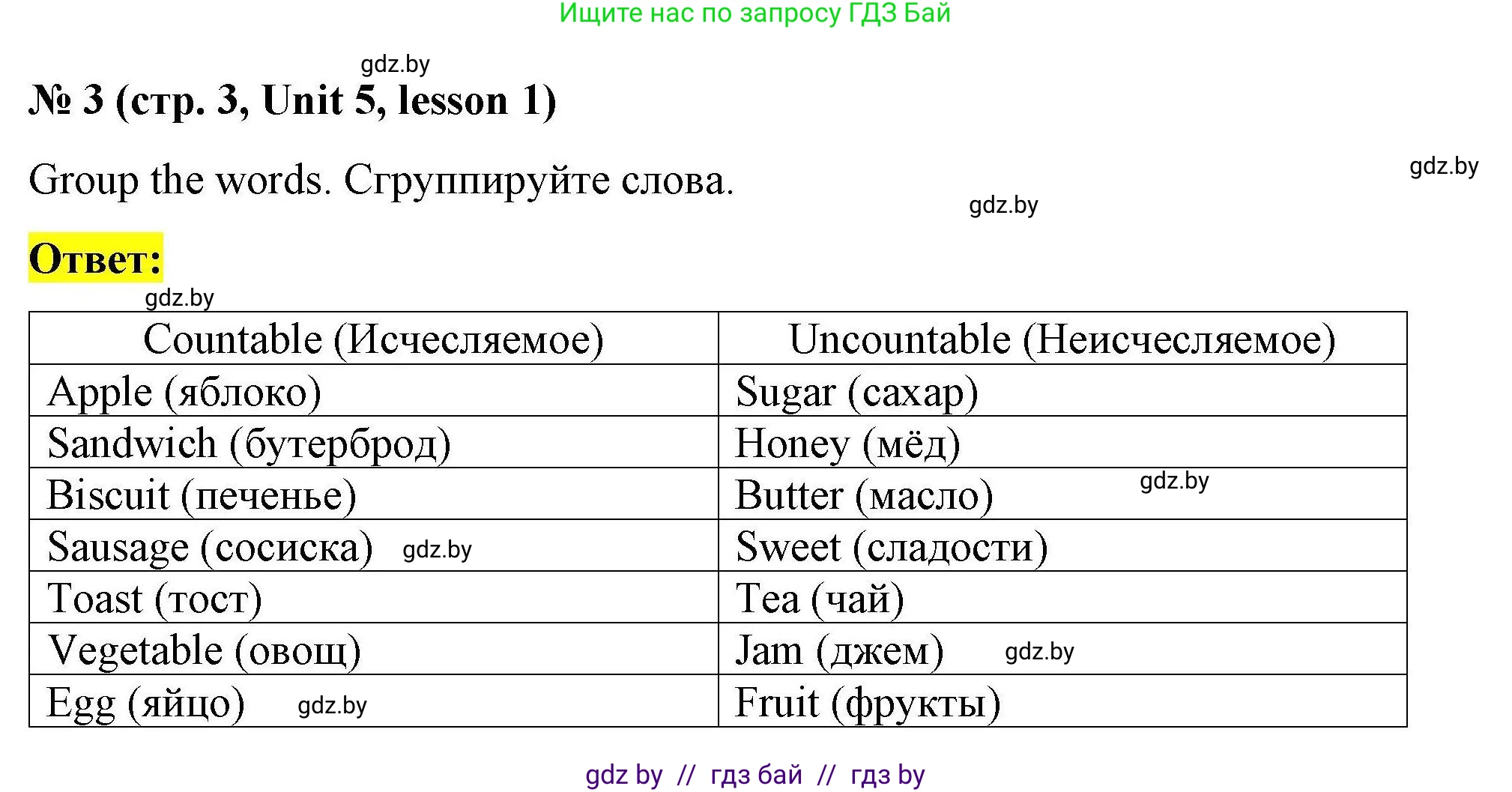 Английский язык (english), 5 класс Рабочая тетрадь (workbook), авторы: Лапицкая Людмила Михайловна (Lapitskaya Ludmila), Калишевич Алла Ивановна, Севрюкова Татьяна Юрьевна, Седунова Наталья Михайловна (Sedunova Natalia), издательство Аверсэв, Минск, 2020, оранжевого цвета, Часть 2, страница 3, номер 3, Решение