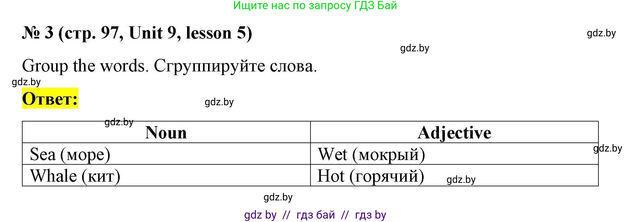 Английский язык (english), 5 класс Рабочая тетрадь (workbook), авторы: Лапицкая Людмила Михайловна (Lapitskaya Ludmila), Калишевич Алла Ивановна, Севрюкова Татьяна Юрьевна, Седунова Наталья Михайловна (Sedunova Natalia), издательство Аверсэв, Минск, 2020, оранжевого цвета, Часть 2, страница 97, номер 3, Решение