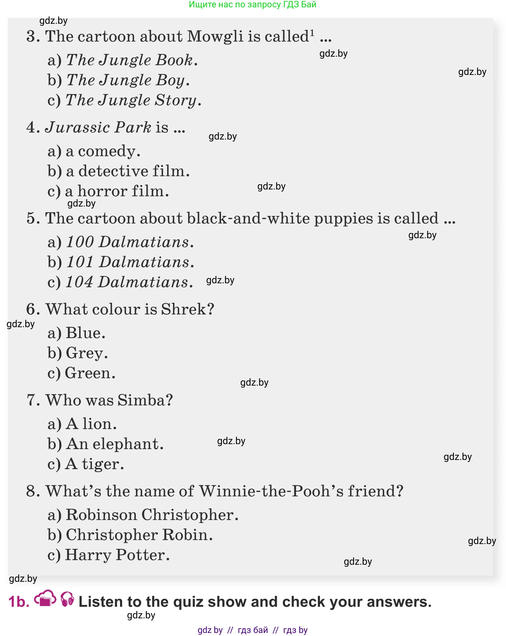 Английский язык (english), 5 класс Учебник (Student's book), авторы: Лапицкая Людмила Михайловна (Lapitskaya Ludmila), Калишевич Алла Ивановна, Севрюкова Татьяна Юрьевна, Седунова Наталья Михайловна (Sedunova Natalia), издательство Вышэйшая школа, Минск, 2020, Часть 1, страница 99, номер 1, Условие (продолжение 2)