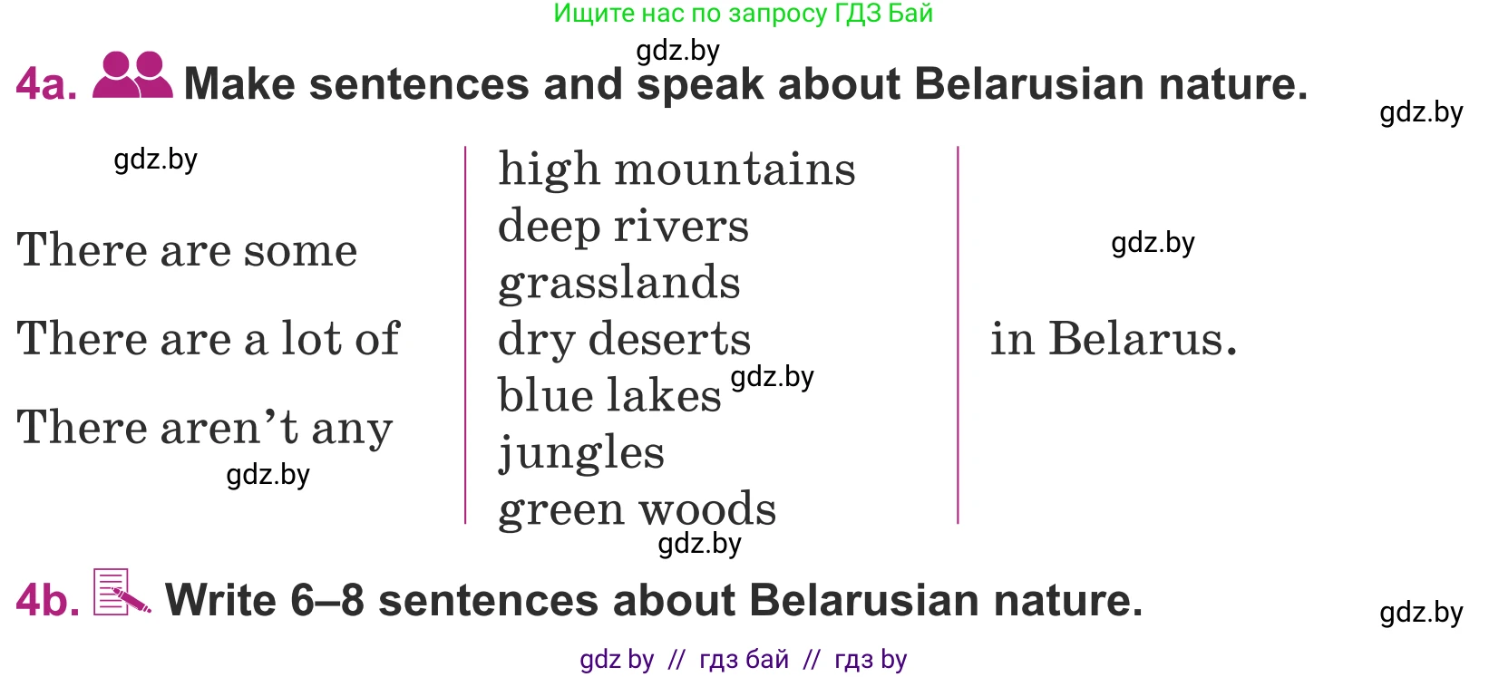 Английский язык (english), 5 класс Учебник (Student's book), авторы: Лапицкая Людмила Михайловна (Lapitskaya Ludmila), Калишевич Алла Ивановна, Севрюкова Татьяна Юрьевна, Седунова Наталья Михайловна (Sedunova Natalia), издательство Вышэйшая школа, Минск, 2020, Часть 2, страница 83, номер 4, Условие