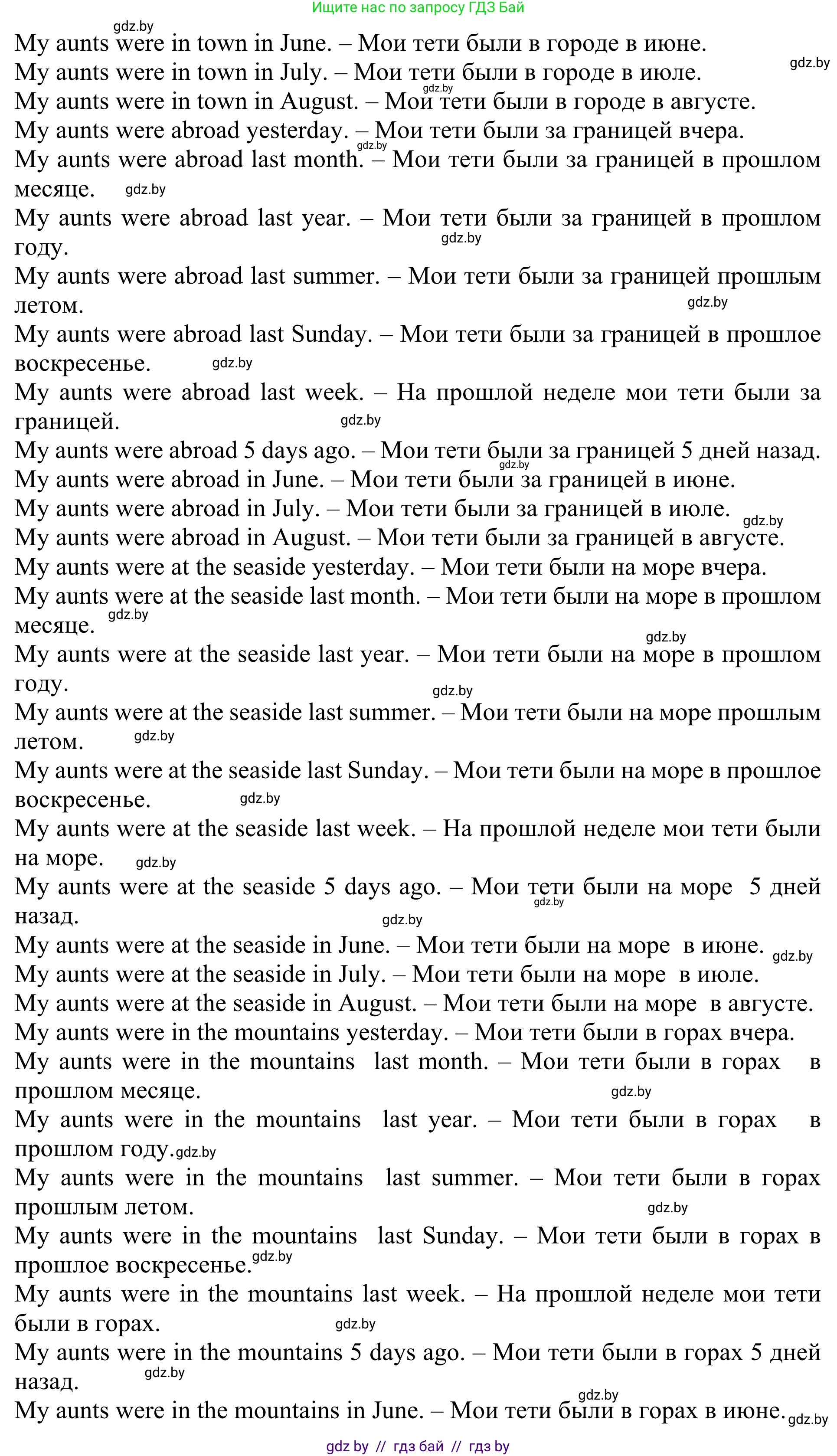 Английский язык (english), 5 класс Учебник (Student's book), авторы: Лапицкая Людмила Михайловна (Lapitskaya Ludmila), Калишевич Алла Ивановна, Севрюкова Татьяна Юрьевна, Седунова Наталья Михайловна (Sedunova Natalia), издательство Вышэйшая школа, Минск, 2020, Часть 1, страница 10, номер 5, Решение 2 (продолжение 22)