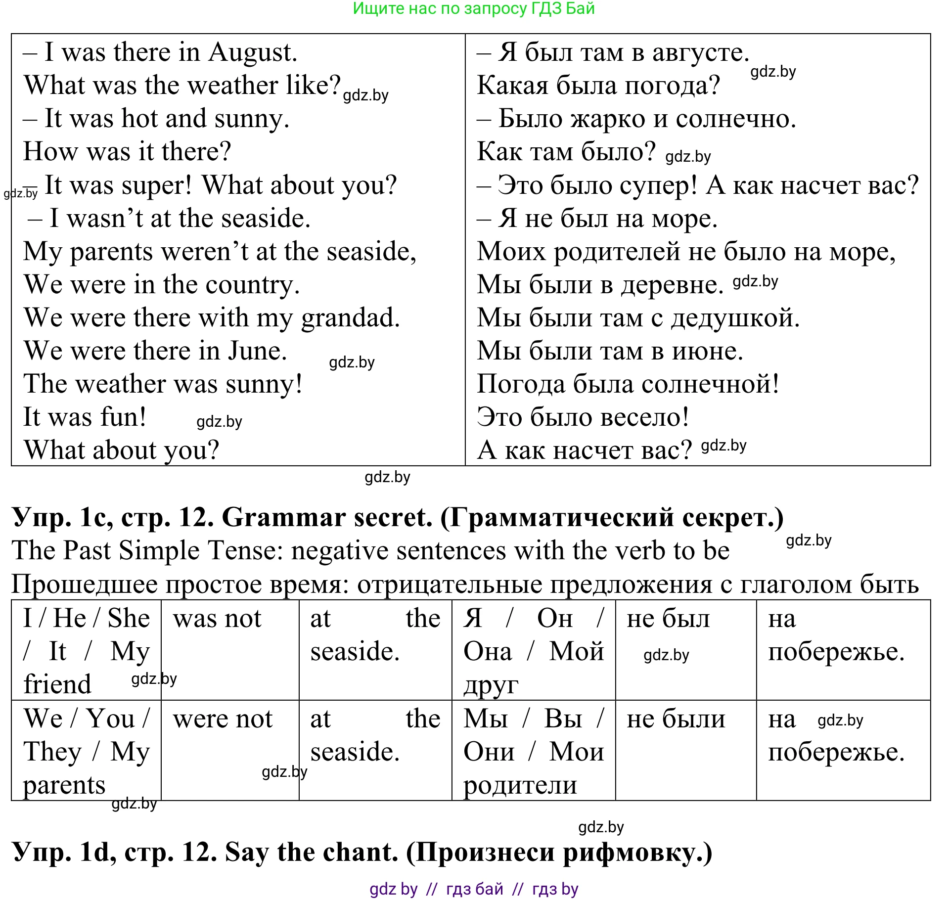 Английский язык (english), 5 класс Учебник (Student's book), авторы: Лапицкая Людмила Михайловна (Lapitskaya Ludmila), Калишевич Алла Ивановна, Севрюкова Татьяна Юрьевна, Седунова Наталья Михайловна (Sedunova Natalia), издательство Вышэйшая школа, Минск, 2020, Часть 1, страница 11, номер 1, Решение 2 (продолжение 2)