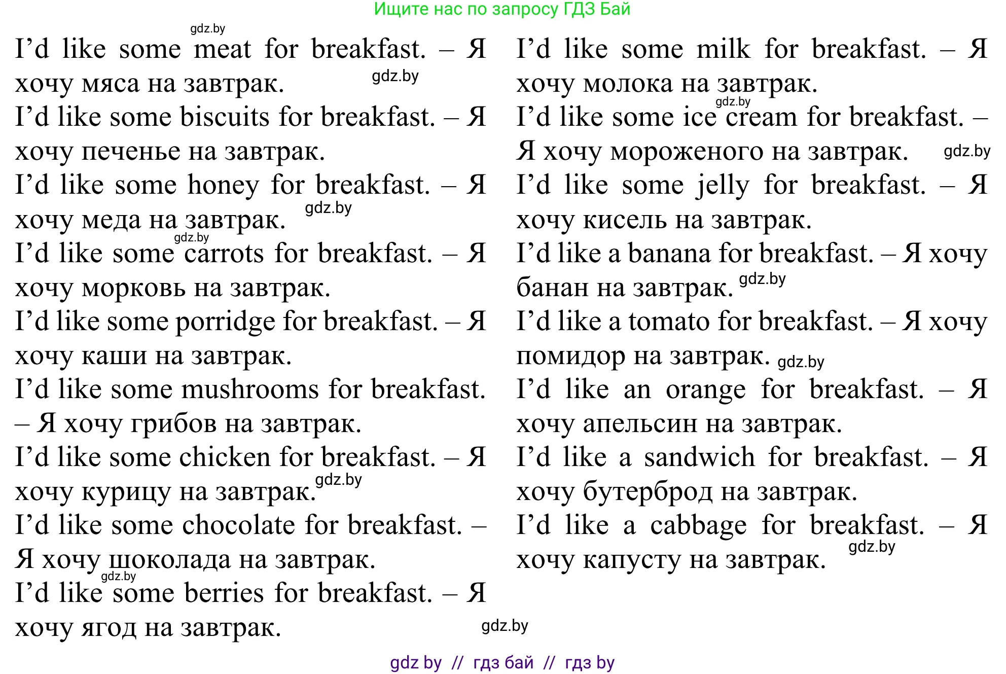 Английский язык (english), 5 класс Учебник (Student's book), авторы: Лапицкая Людмила Михайловна (Lapitskaya Ludmila), Калишевич Алла Ивановна, Севрюкова Татьяна Юрьевна, Седунова Наталья Михайловна (Sedunova Natalia), издательство Вышэйшая школа, Минск, 2020, Часть 2, страница 7, номер 6, Решение 2 (продолжение 2)