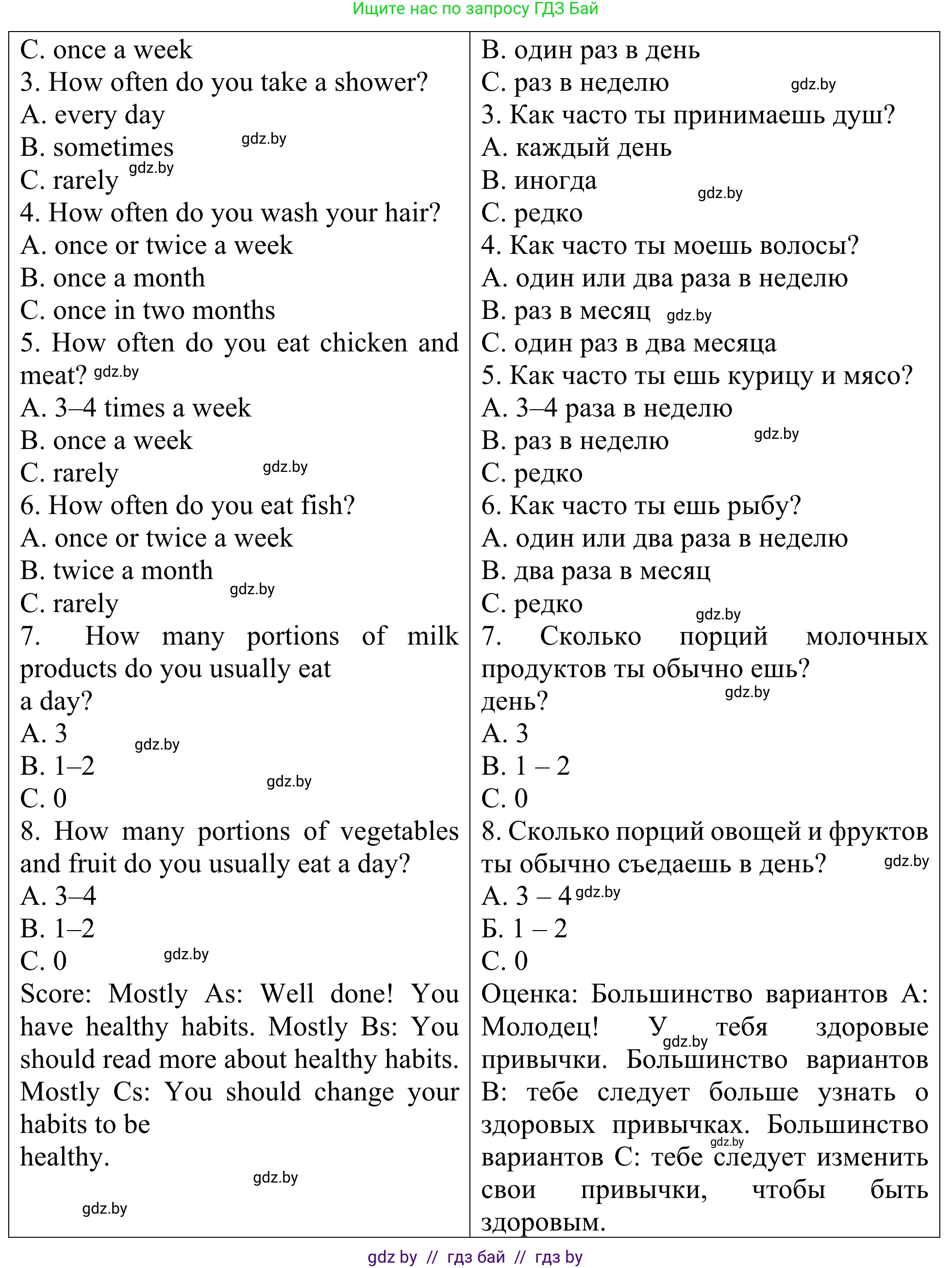 Английский язык (english), 5 класс Учебник (Student's book), авторы: Лапицкая Людмила Михайловна (Lapitskaya Ludmila), Калишевич Алла Ивановна, Севрюкова Татьяна Юрьевна, Седунова Наталья Михайловна (Sedunova Natalia), издательство Вышэйшая школа, Минск, 2020, Часть 2, страница 25, номер 1, Решение 2 (продолжение 2)